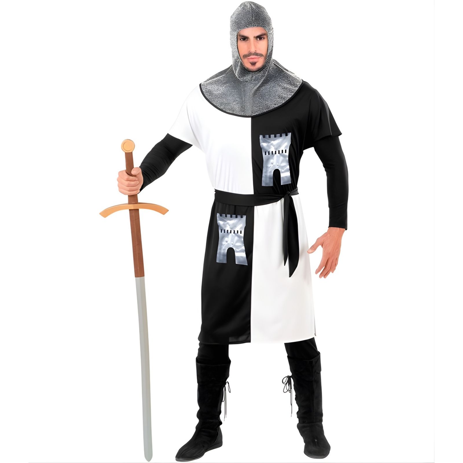 Men's Medieval Warrior Costume Large