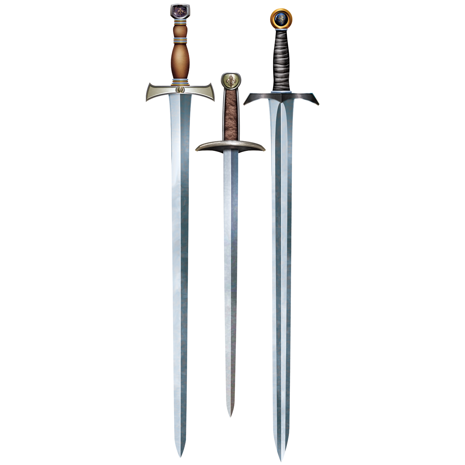 Medieval Knights Sword Cutouts (Pack of 3)