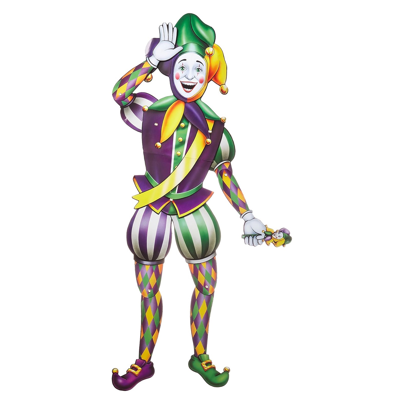 Jester Jointed Cutout Decoration 