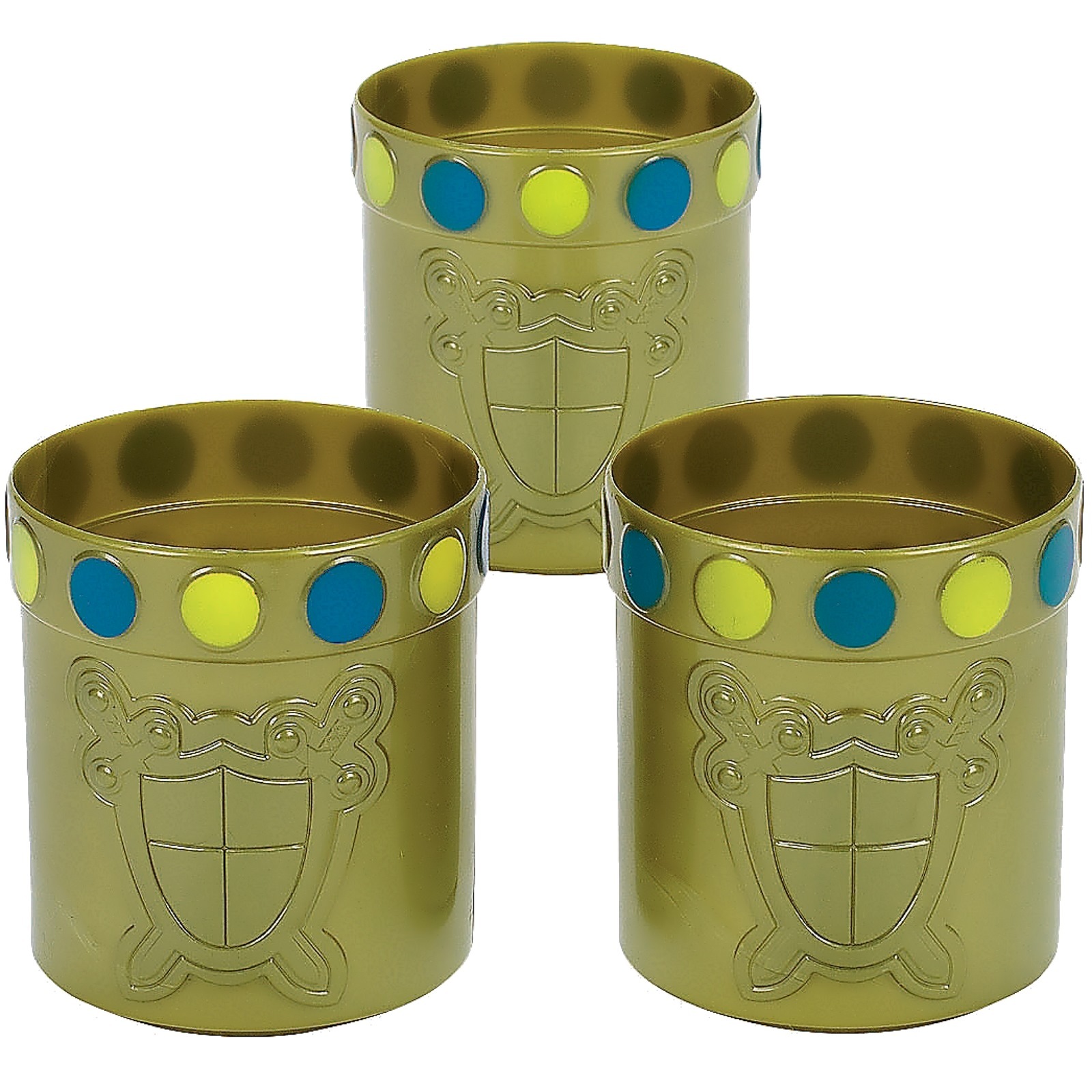 Plastic Knight's Party Cups (Box of 12)