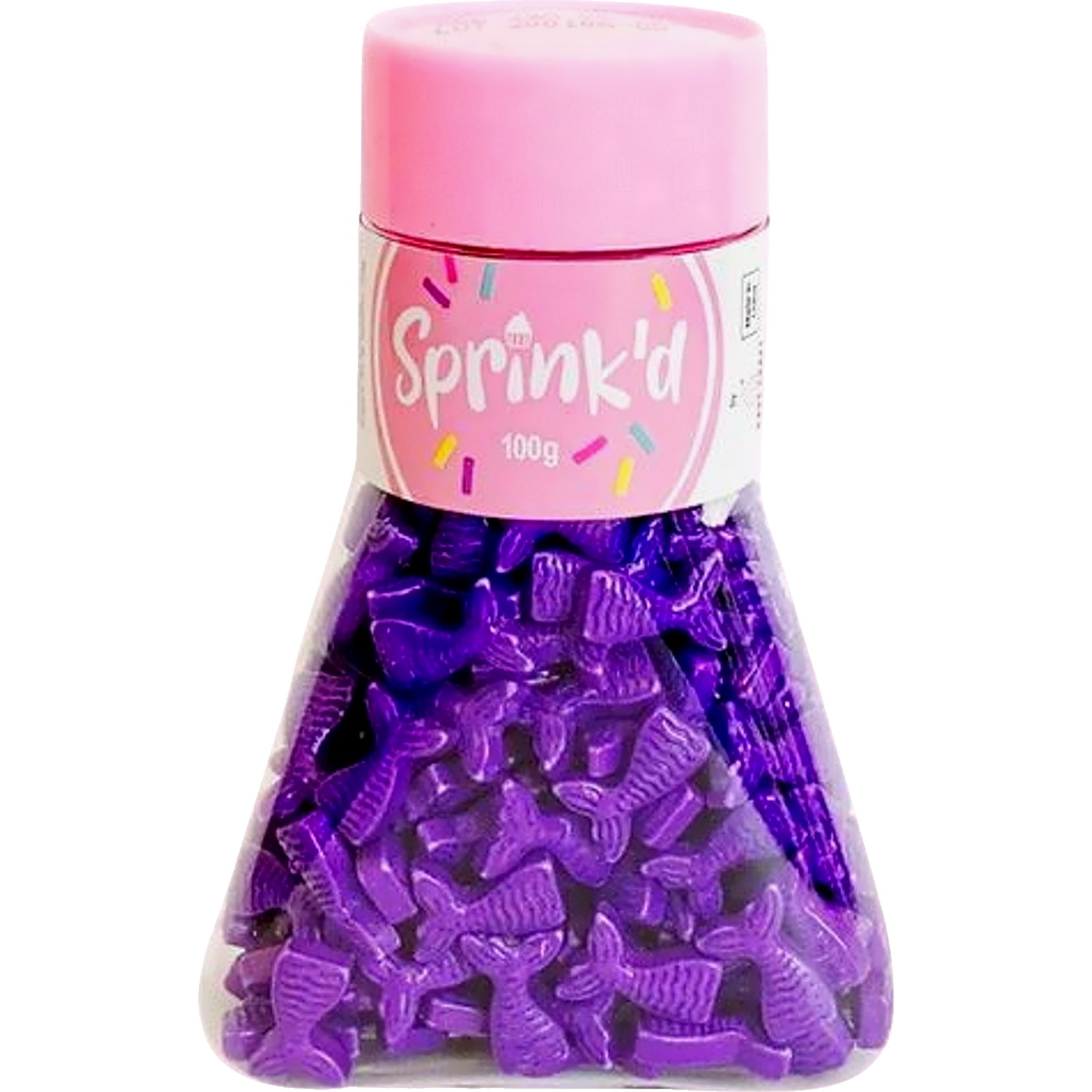 Sprink'd Purple Mermaid Tail Edible Cupcake Decorations 100g