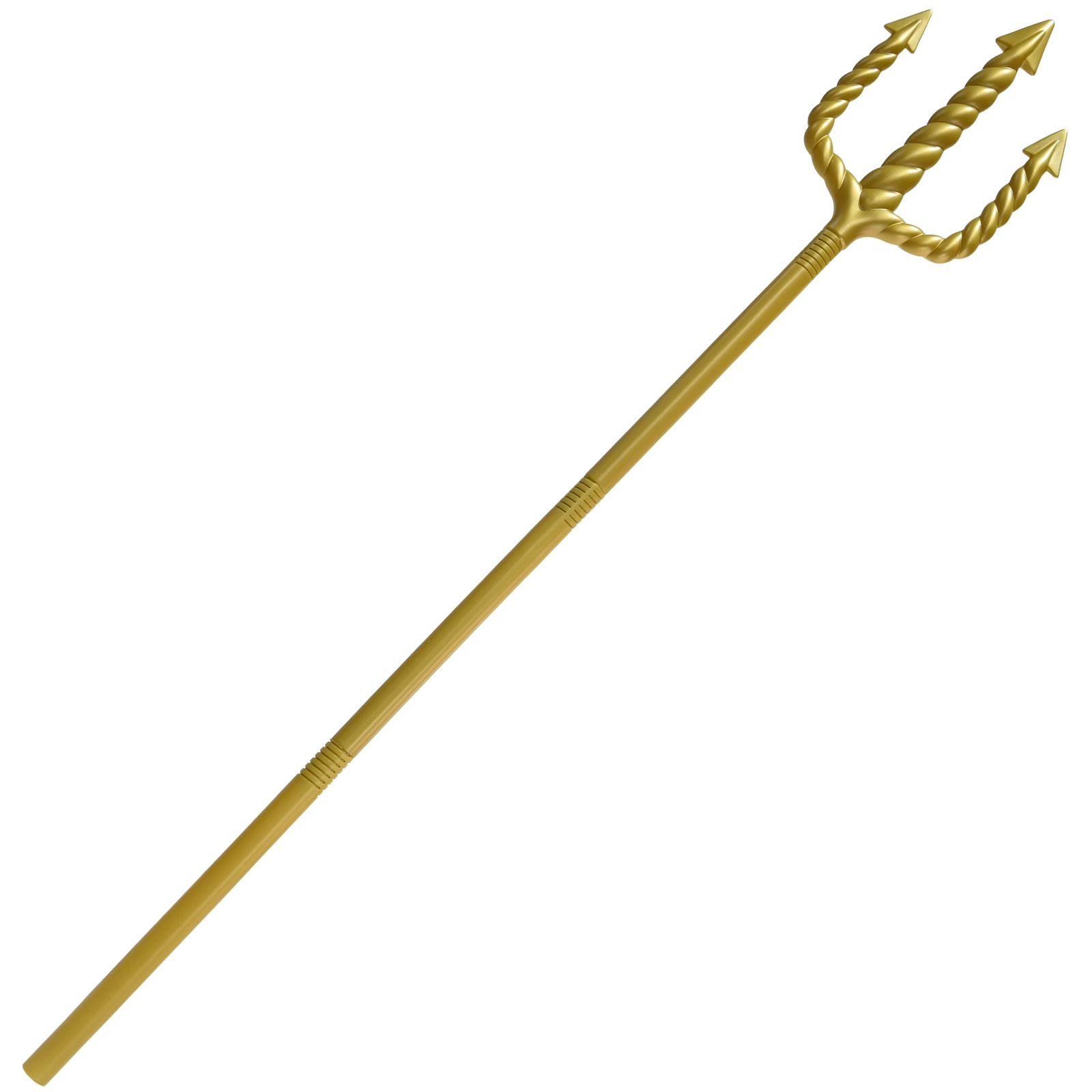 Gold Spiral King Trident 123cm