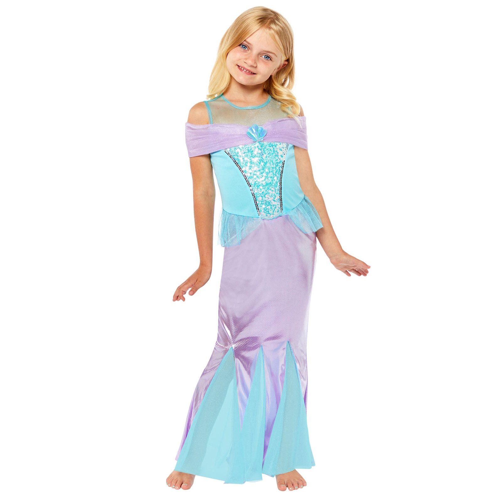 Magical Mermaid Dress Girls Costume