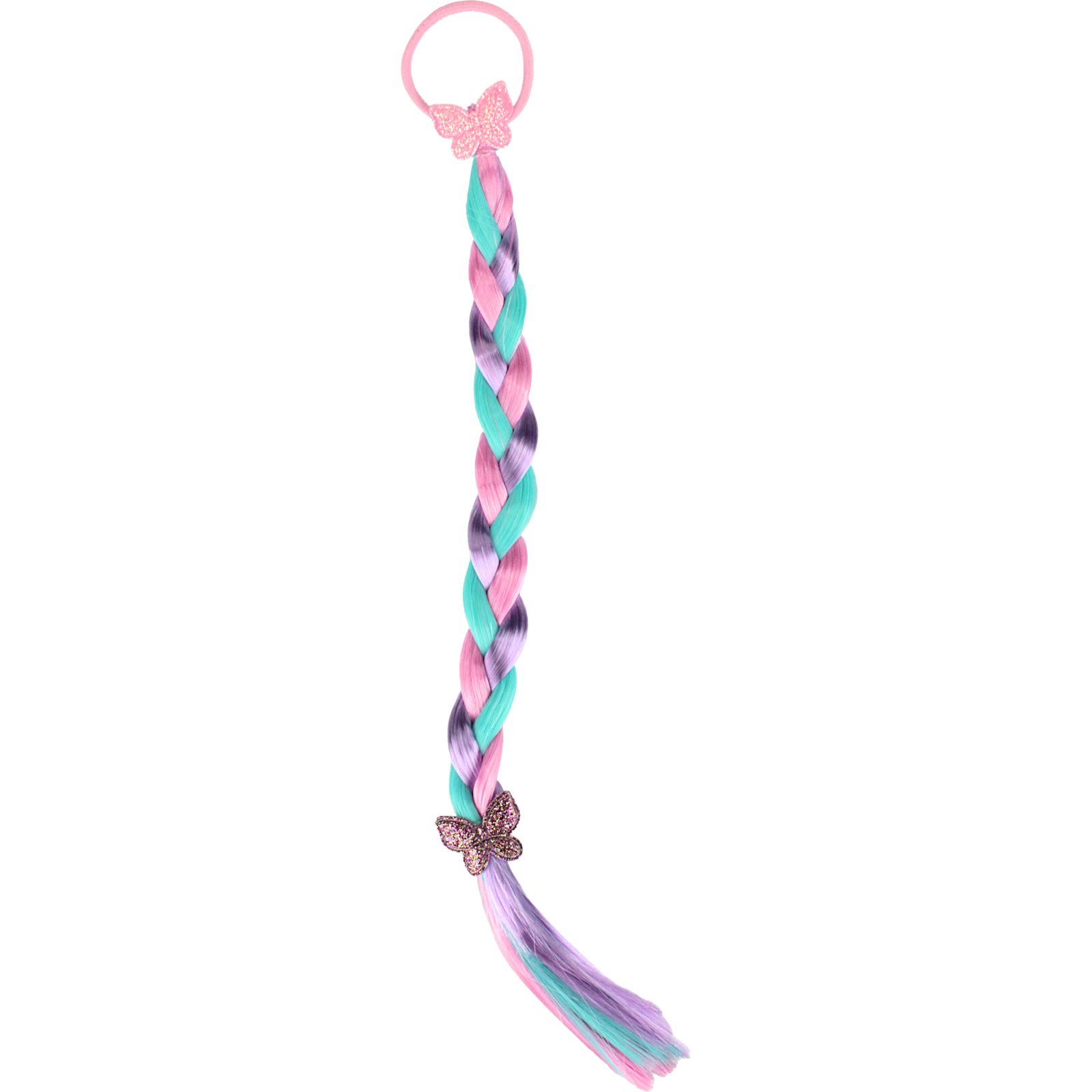 Pastel Braided Hair Extension Tie