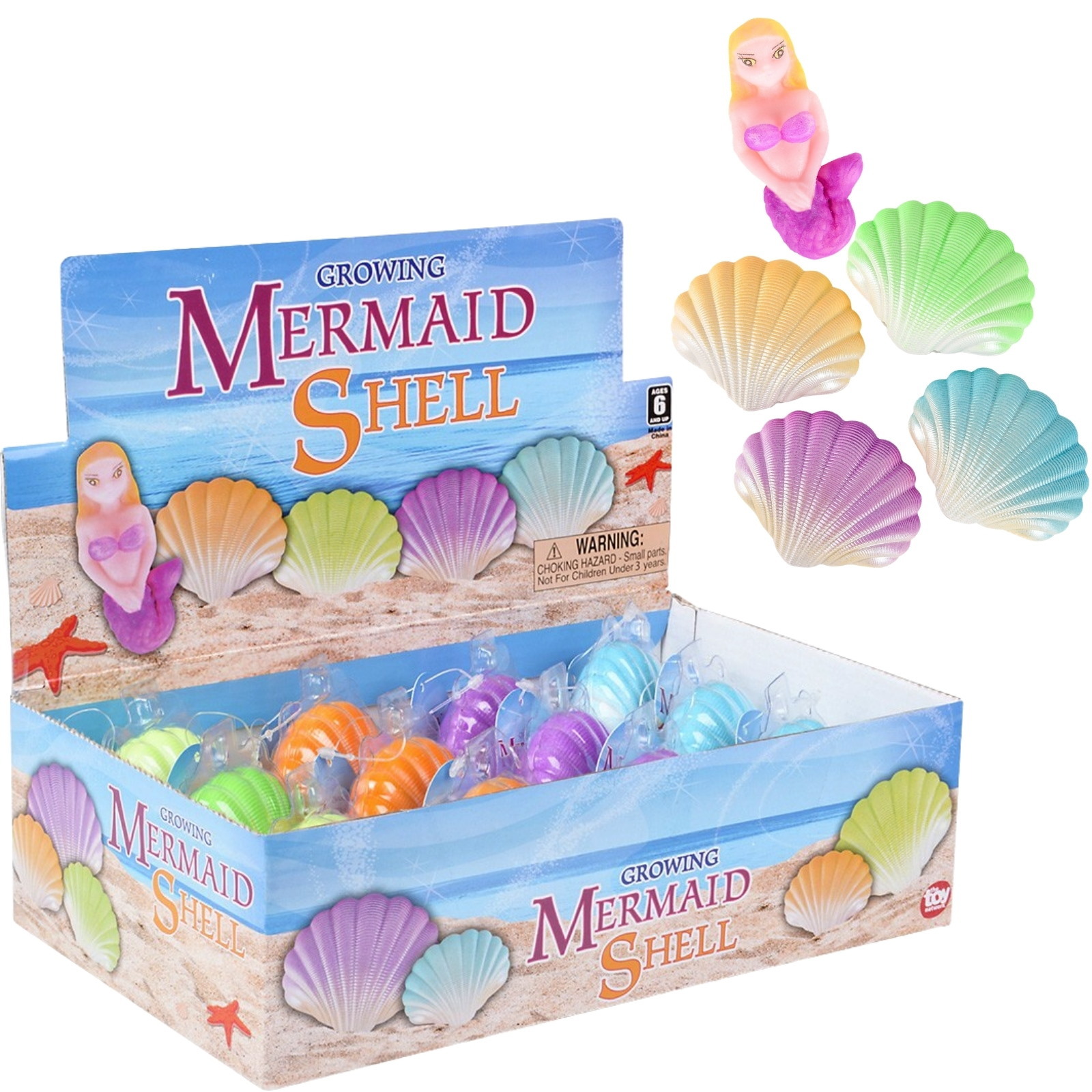 Growing Mermaid Shells (Pack of 12)
