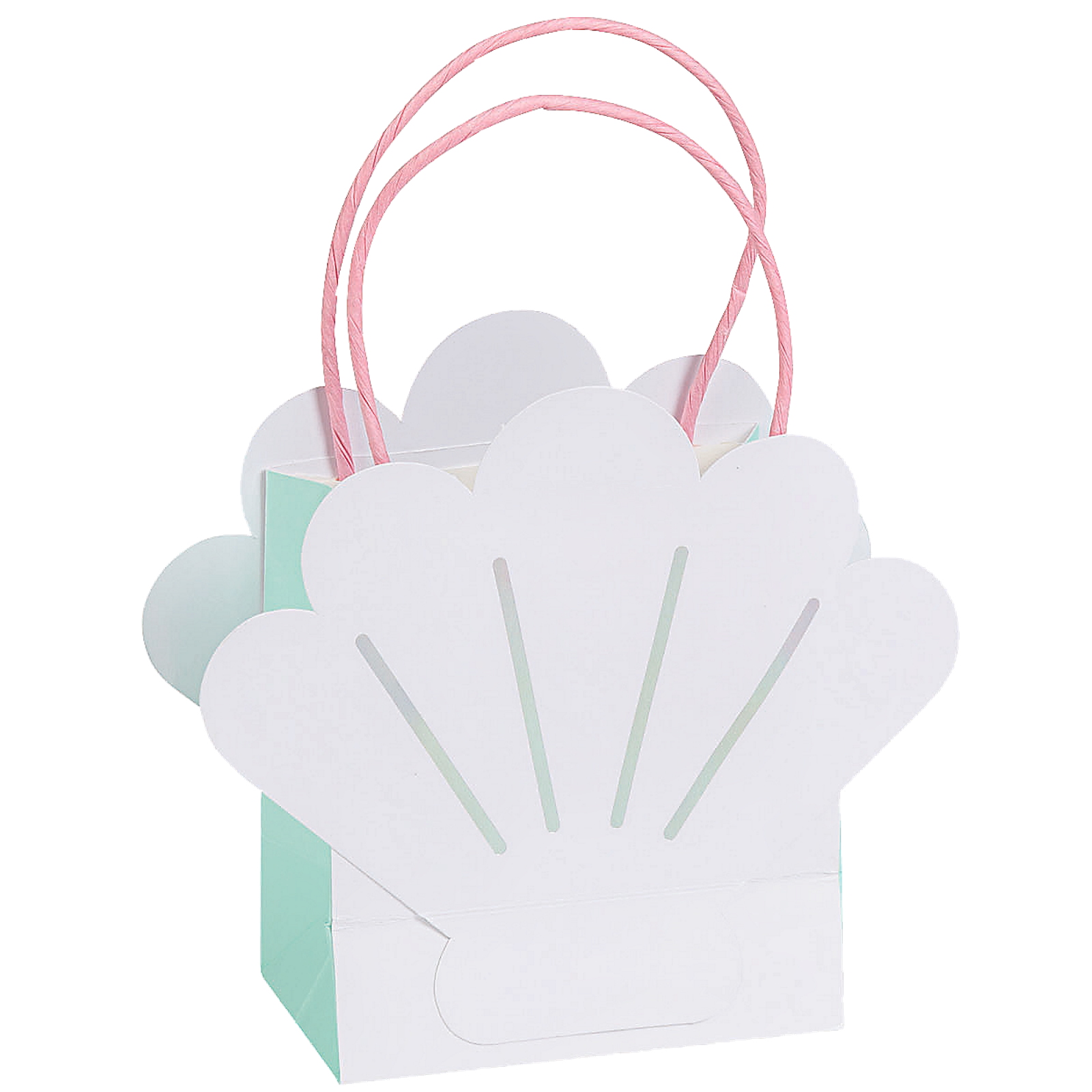 Medium Shell Paper Gift Bags (Pack of 12)