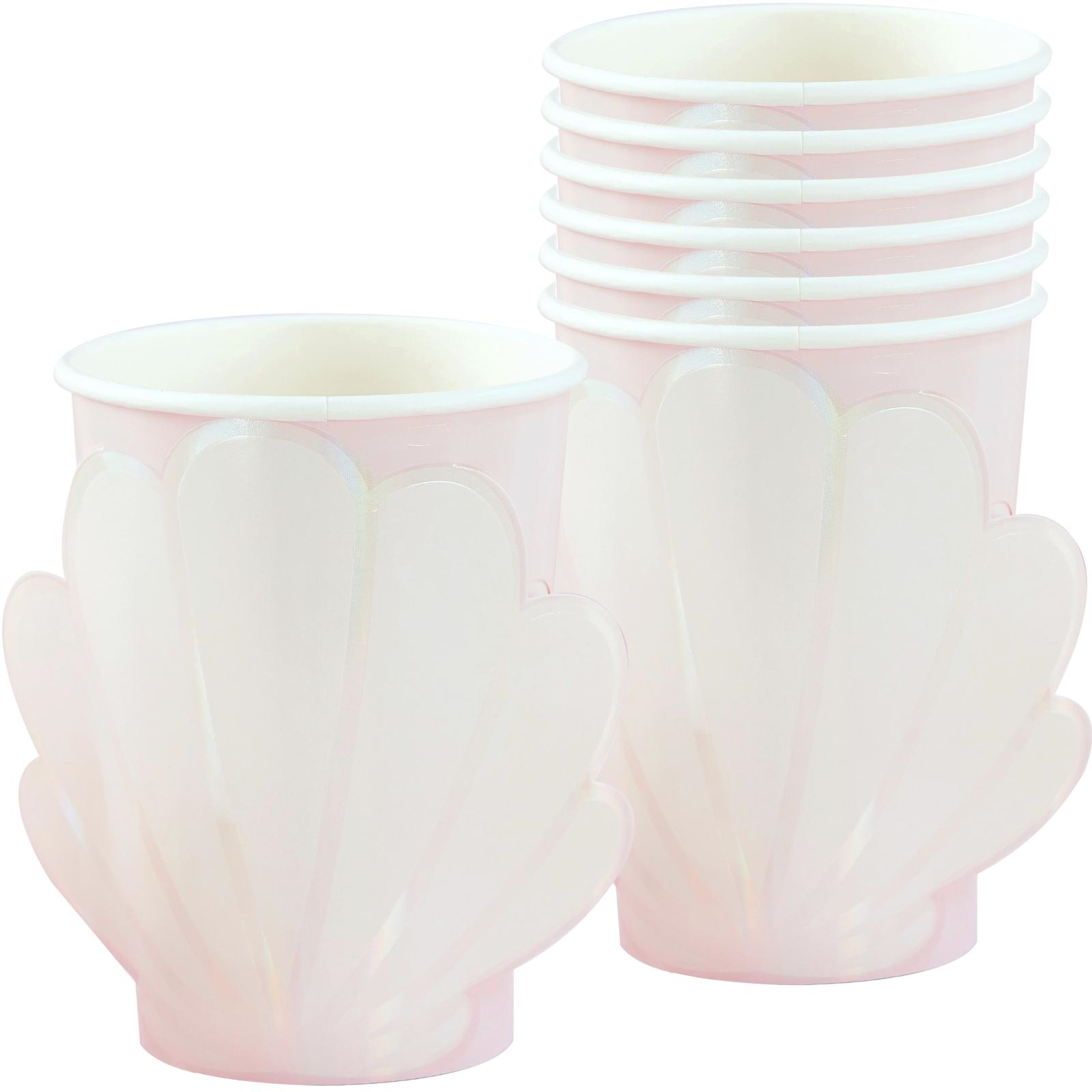Ginger Ray Mermaid Magic Pop Out Paper Cups (Pack of 8)