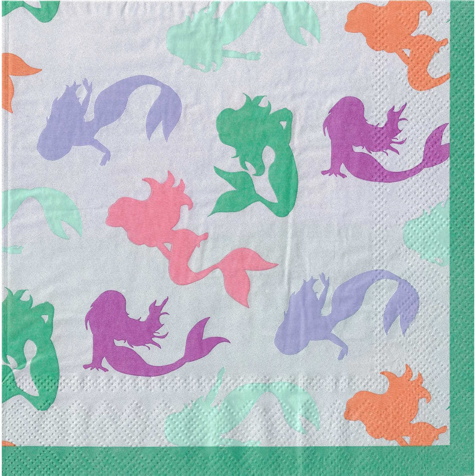 Under Water Mermaid Large Napkins / Serviettes (Pack of 20) 