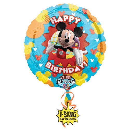 Mickey Mouse Sing-A-Tune Singing Balloon