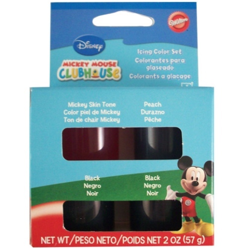 Mickey Mouse Icing Colours (Pack of 4)