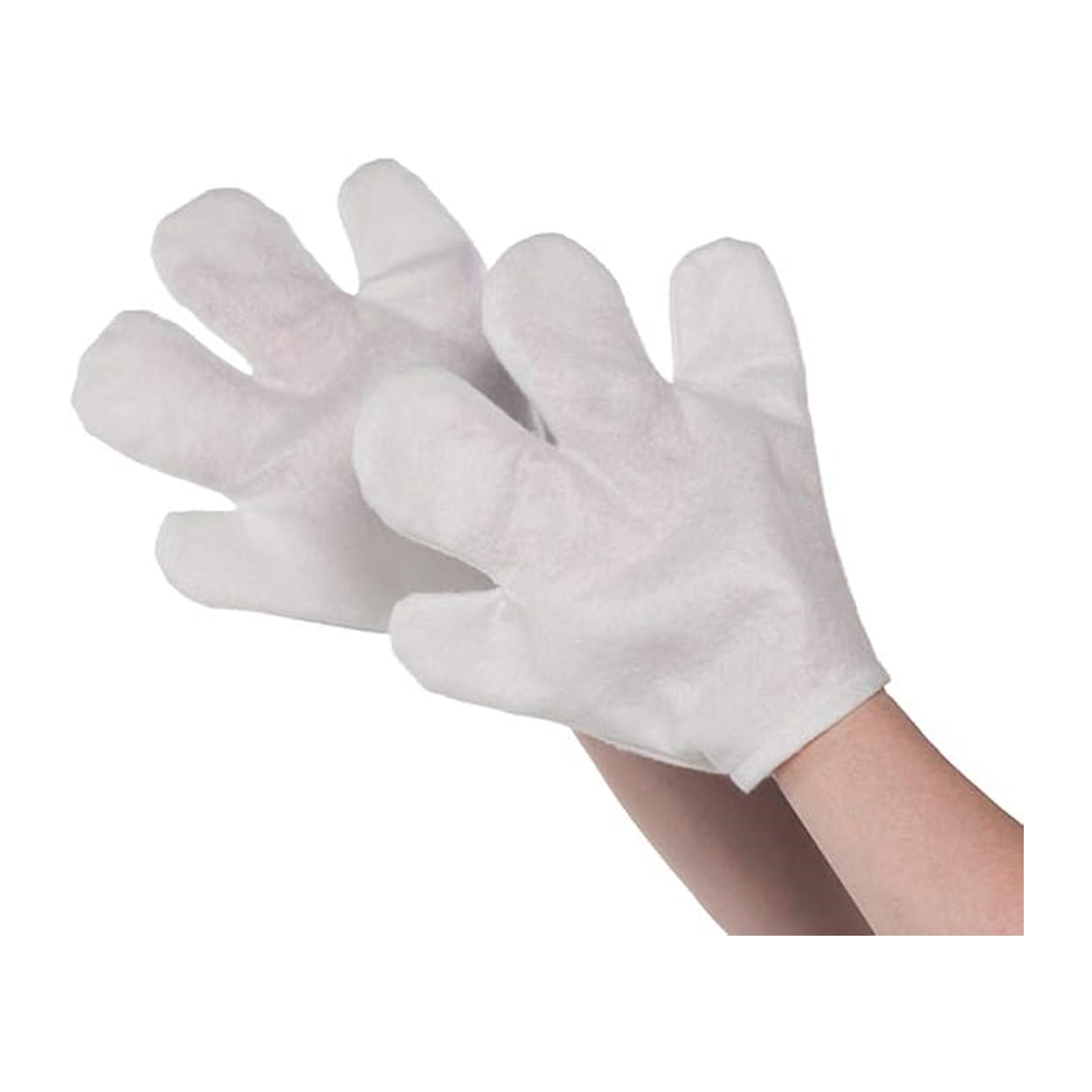 Oversized Cartoon Character White Gloves