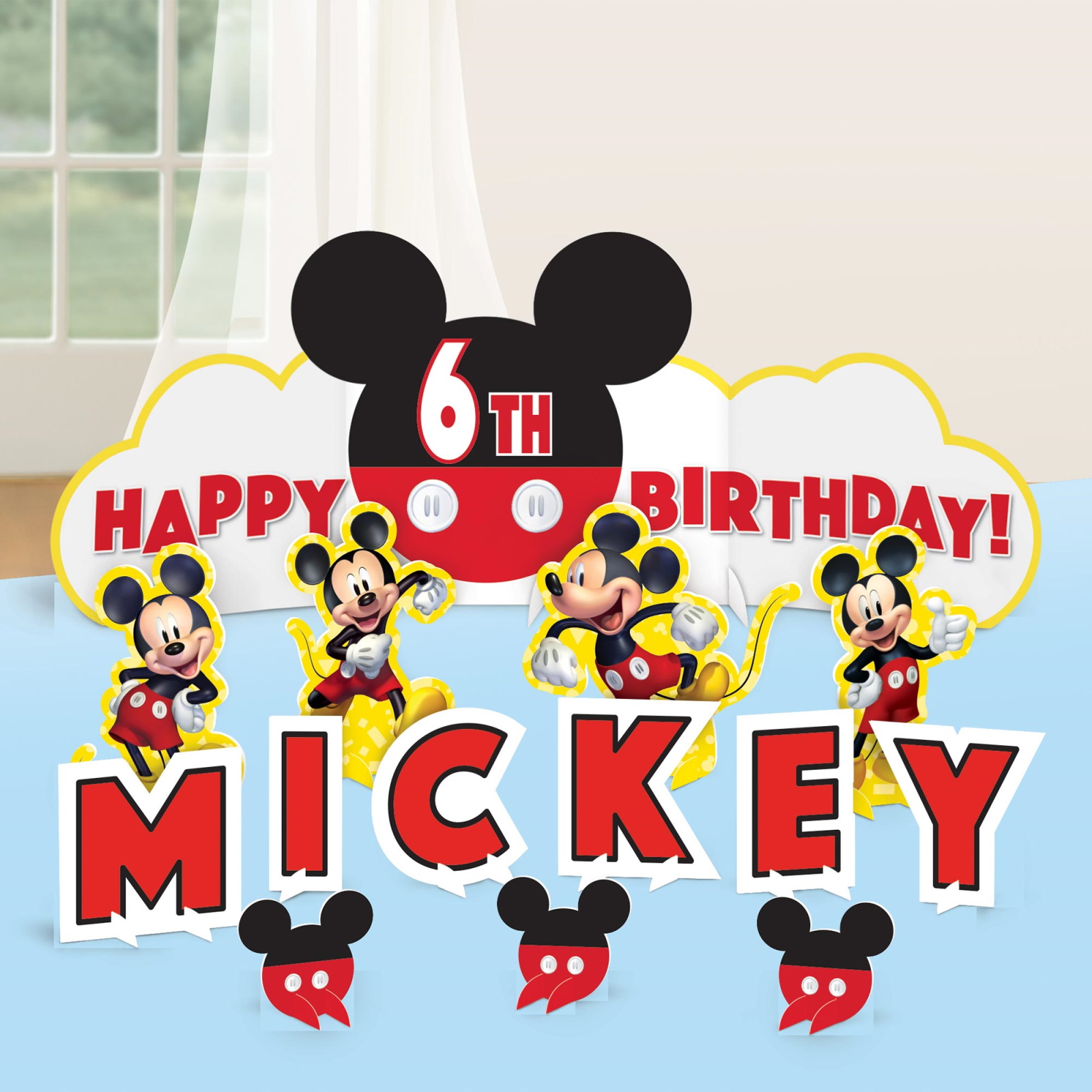 Mickey Mouse Forever Happy Birthday Table Decorating Kit