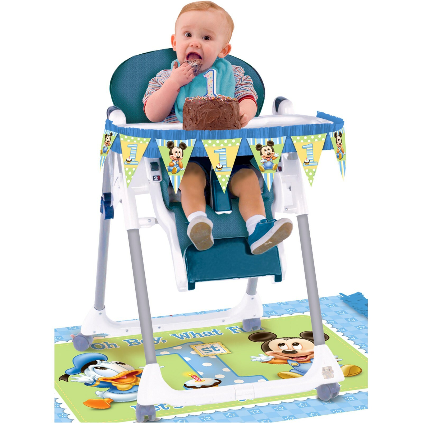 Mickey Mouse 1st Birthday High Chair Decoration Kit