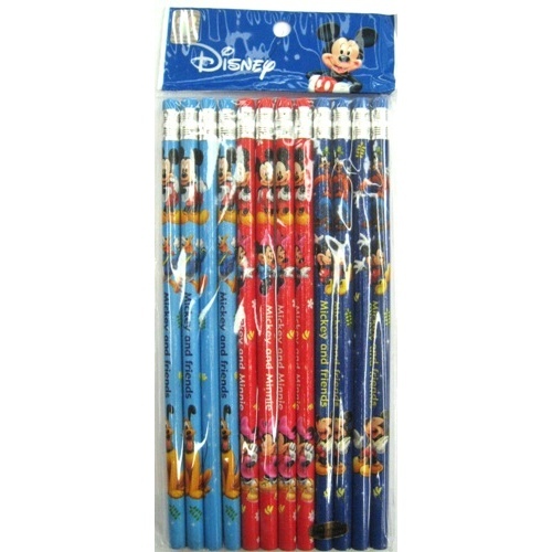 Mickey & Minnie Mouse Pencils (Pack of 12)