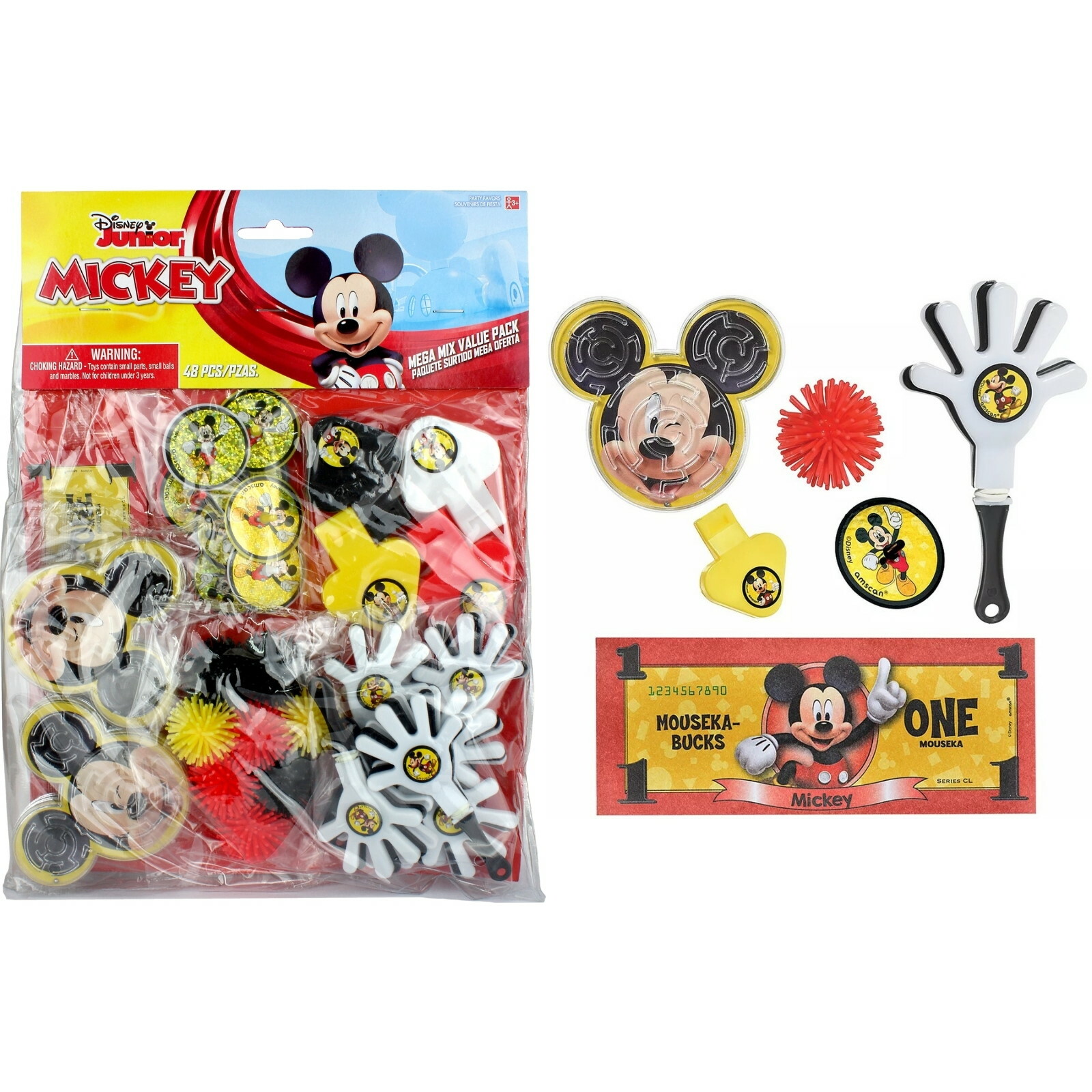Mickey Mouse Forever Mega Value Favour Pack (48 Pieces)