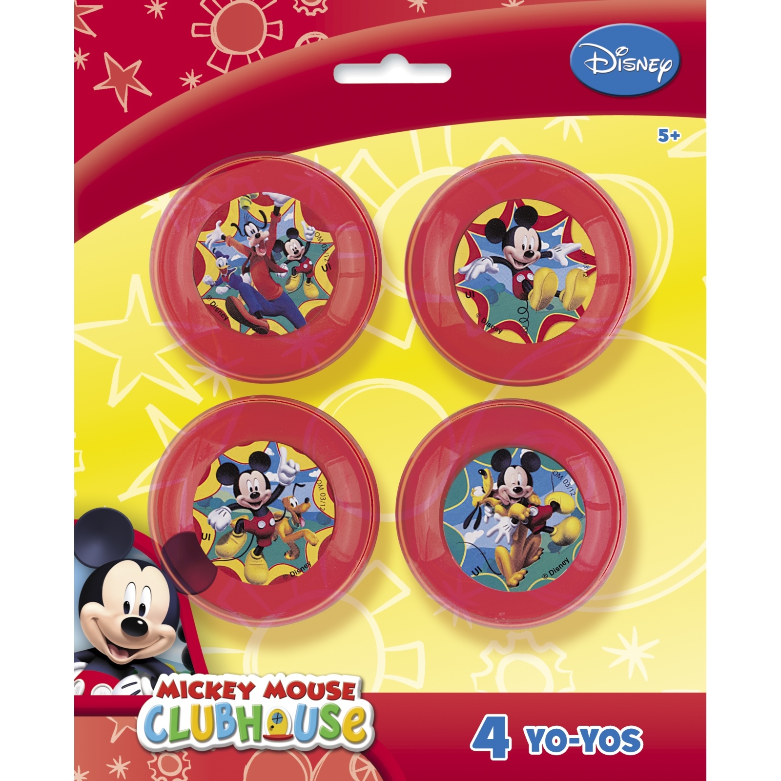 Mickey Mouse Yo-Yos (Pack of 4)