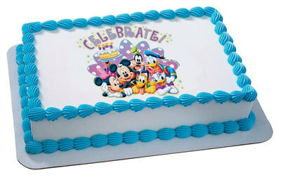 Mickey Mouse & Friends Edible Icing Cake Decoration