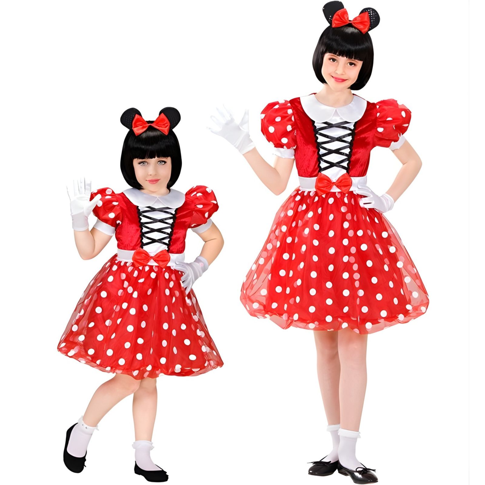 Mouse Polka Dot Girls Costume 4-5 Years