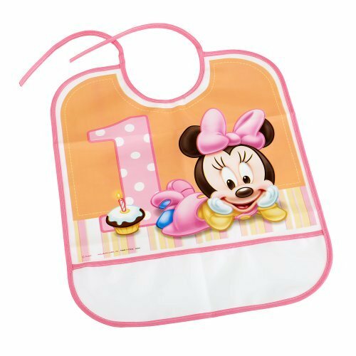 Minnie Mouse 1st Birthday Bib
