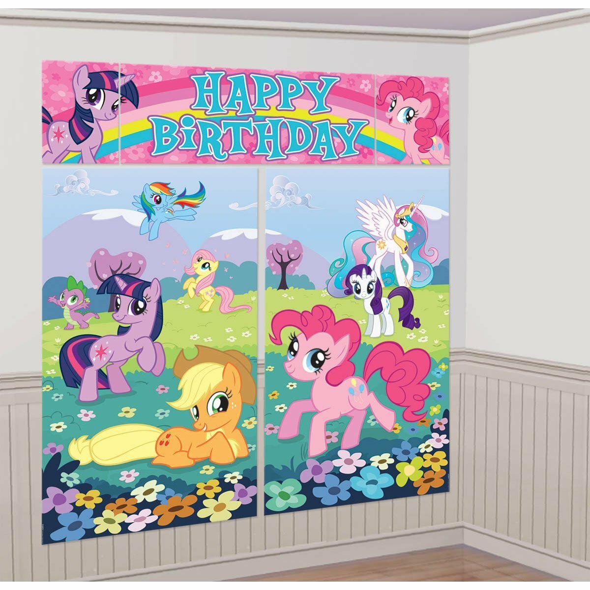 My Little Pony Friendship Scene Setter Wall Decorations