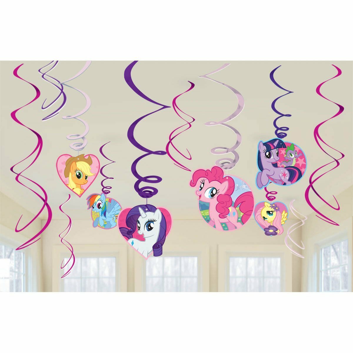 My Little Pony Friendship Swirl Decorations (Pack of 12)