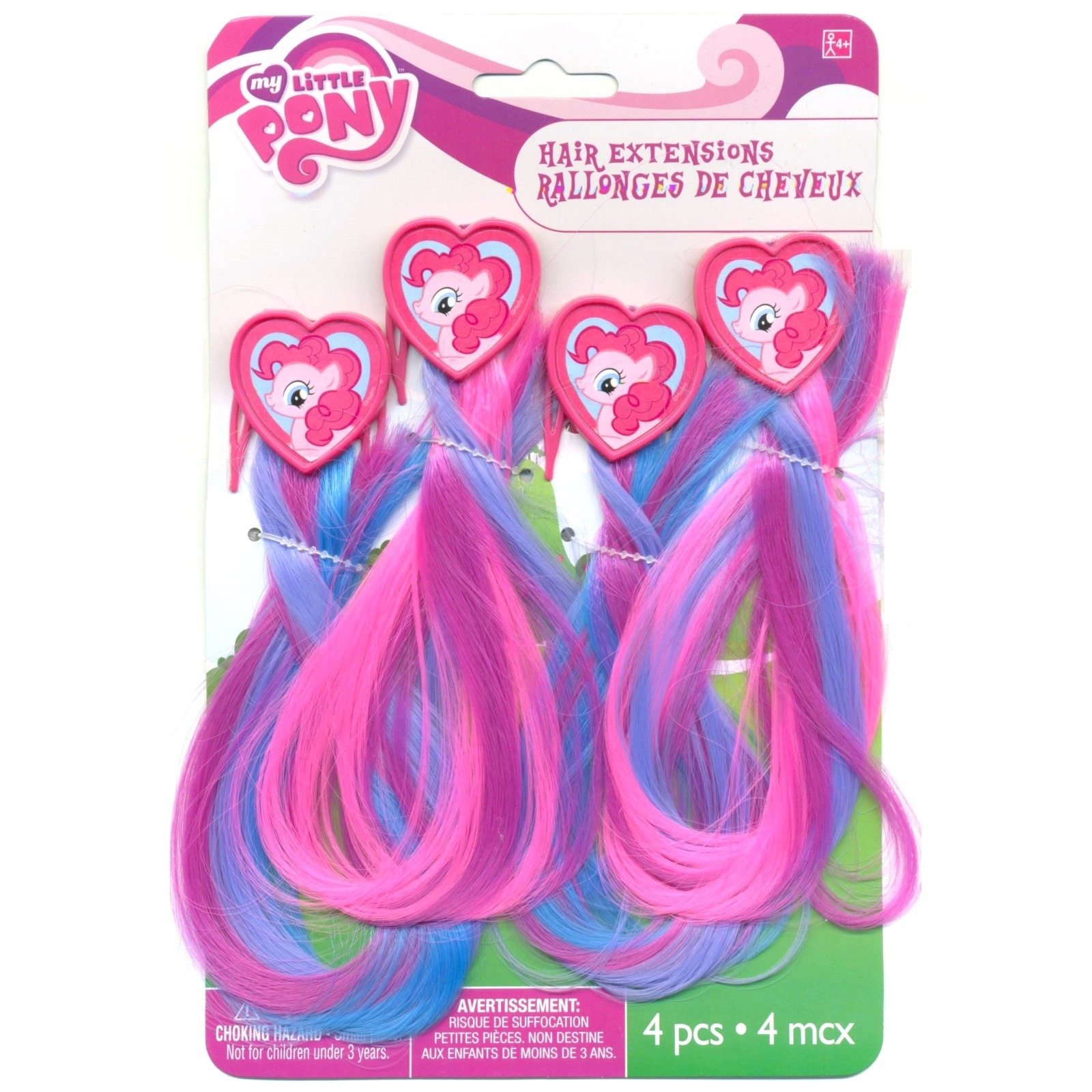 My Little Pony Friendship Hair Extensions (Pack of 4)