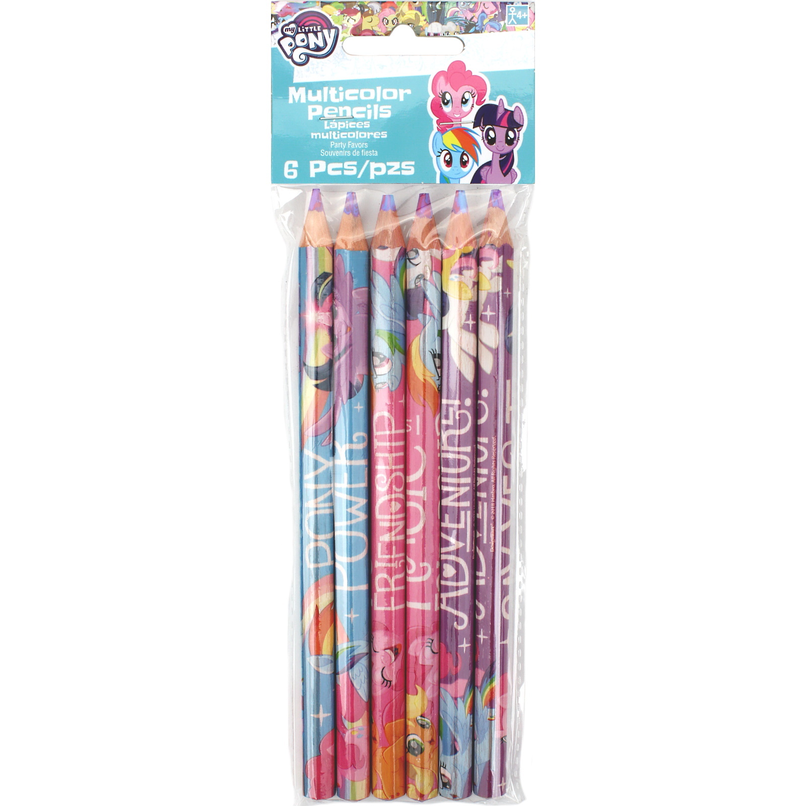My Little Pony Friendship Adventures Multicoloured Pencils (Pack of 6)