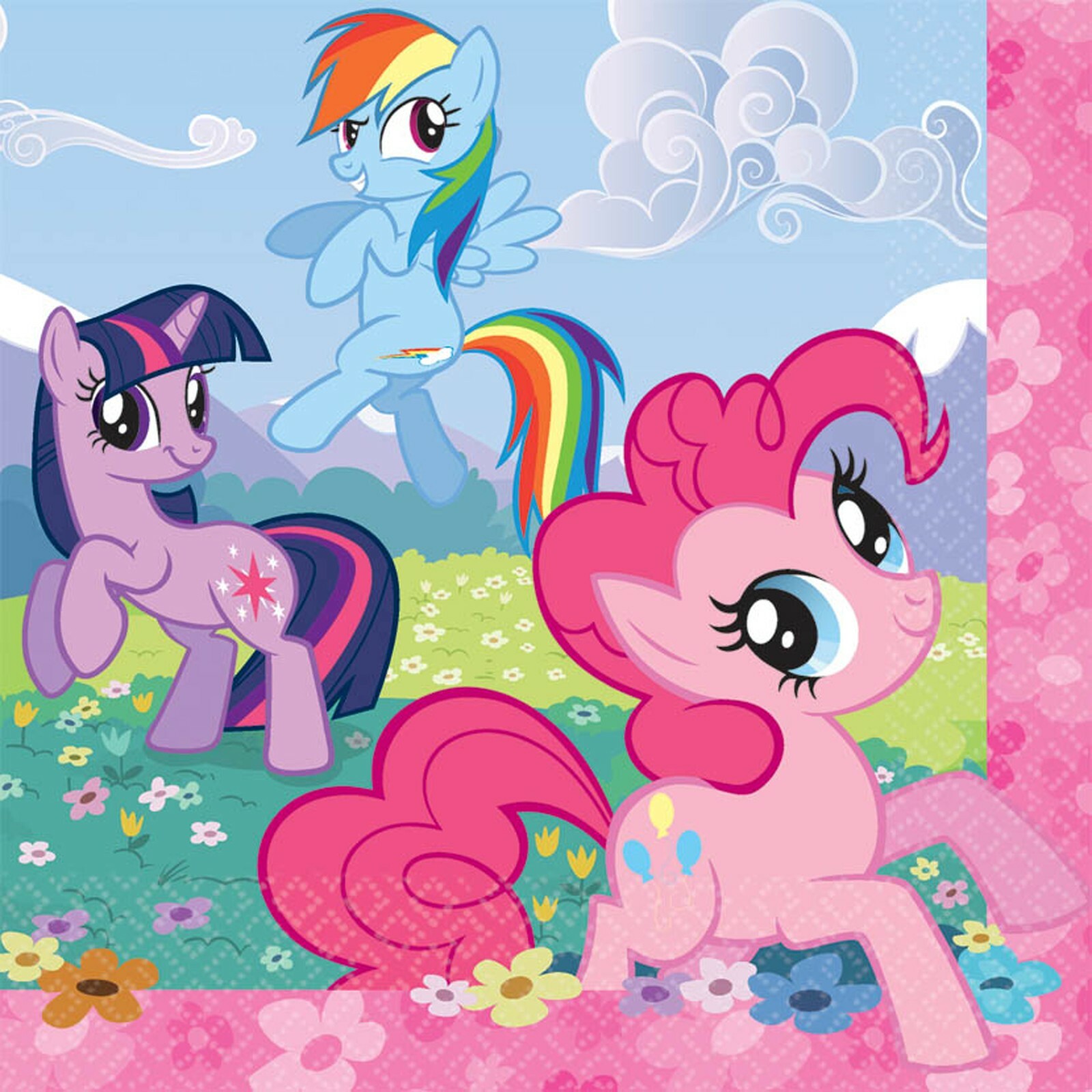 My Little Pony Friendship Large Napkins / Serviettes (Pack of 16)