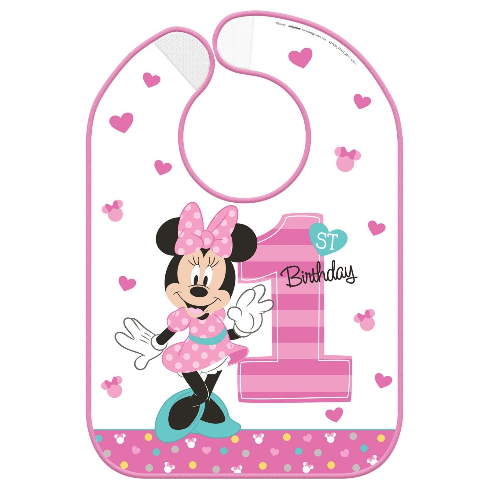 Minnie Mouse Fun To Be One 1st Birthday Bib