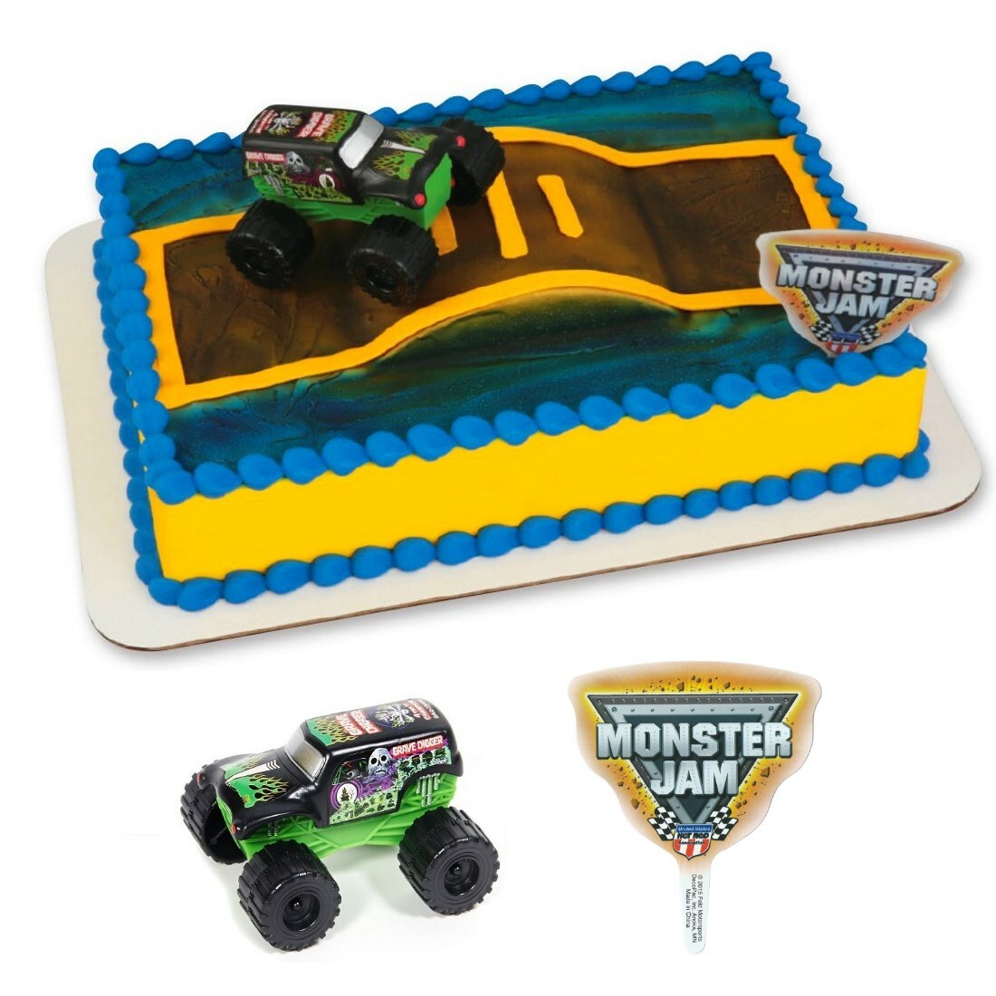 Monster Jam Cake Decoration Kit