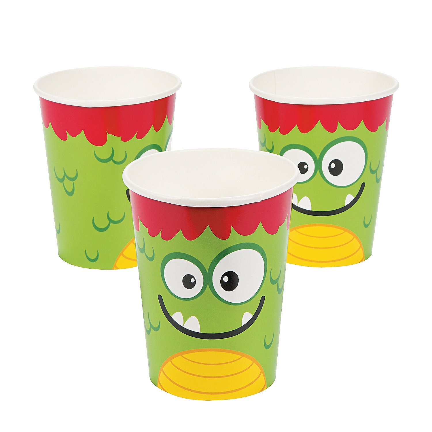 Monster Paper Cups (Pack of 8)