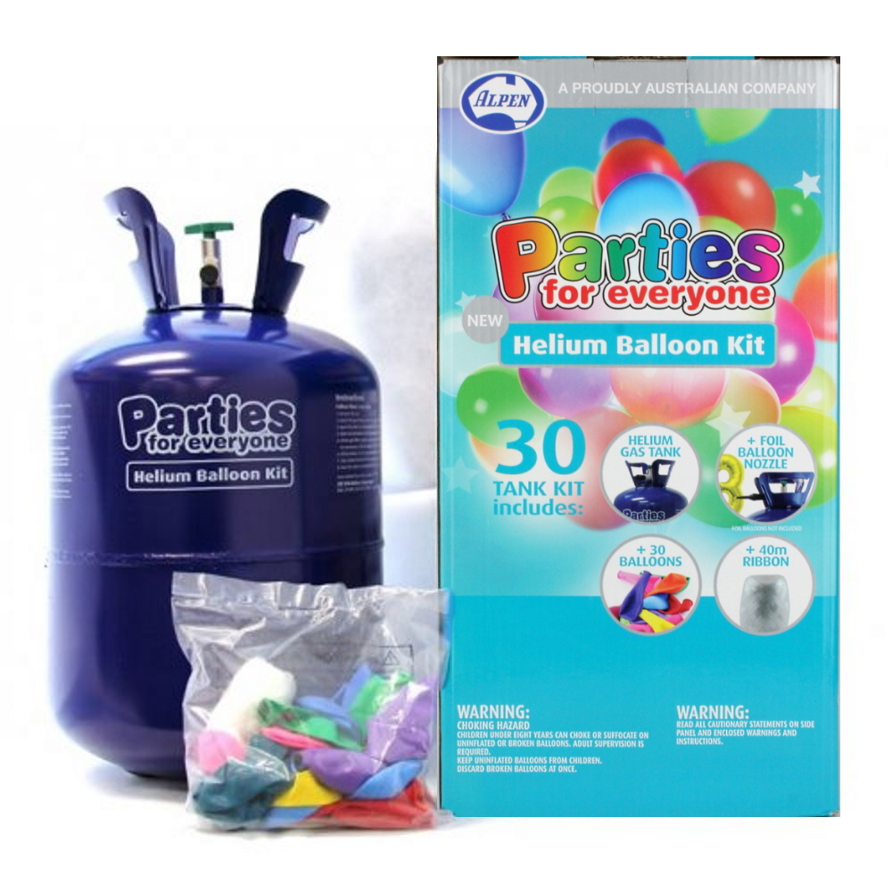 Helium Tank Kit 30 Balloons