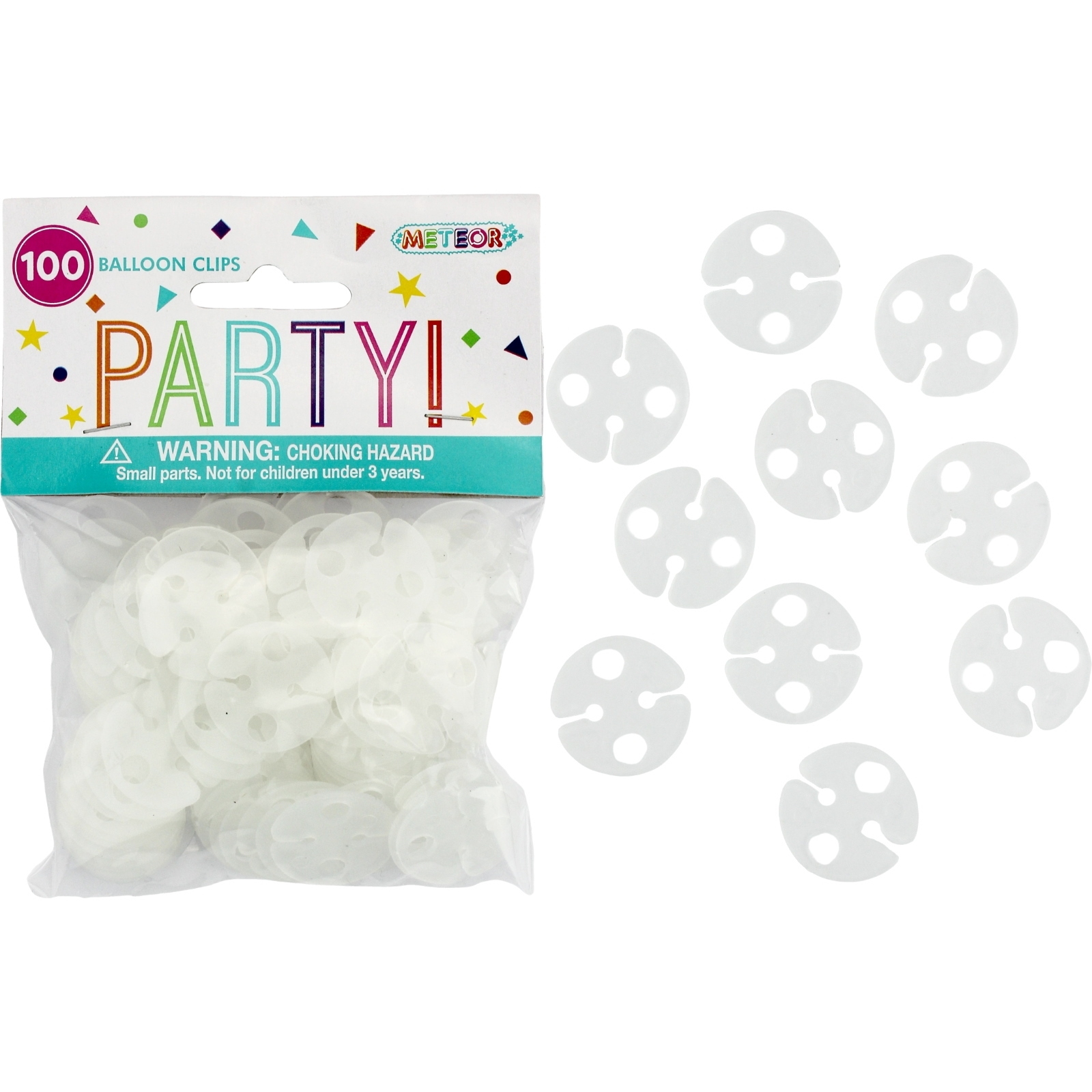 Balloon 'O' Clips (Bulk Pack of 100)