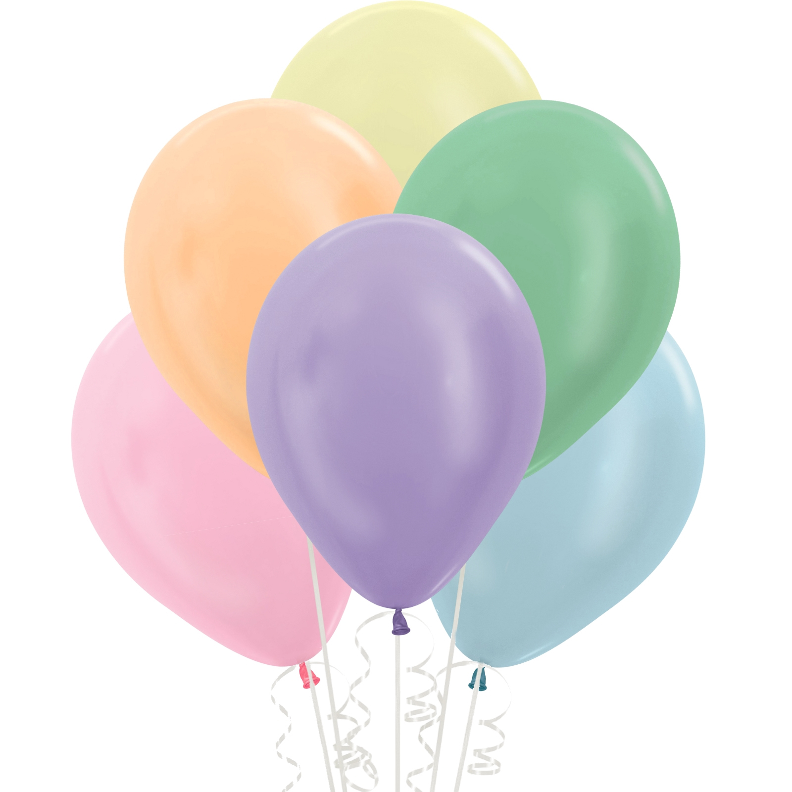 Assorted Pearl Latex Balloons 30cm (Pack of 100) 