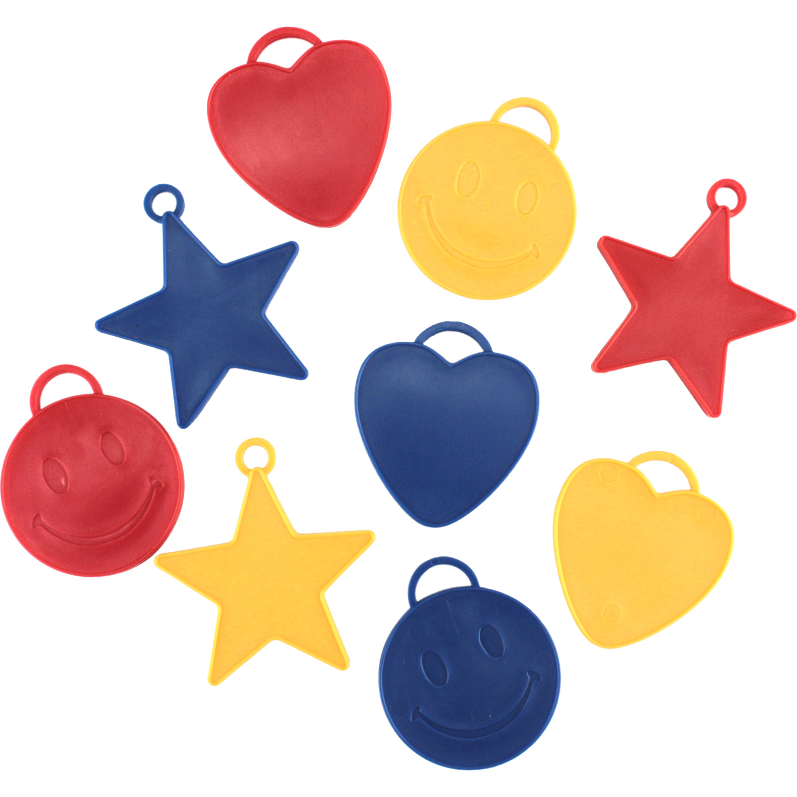 Assorted Balloon Weight Shapes (Pack of 9)