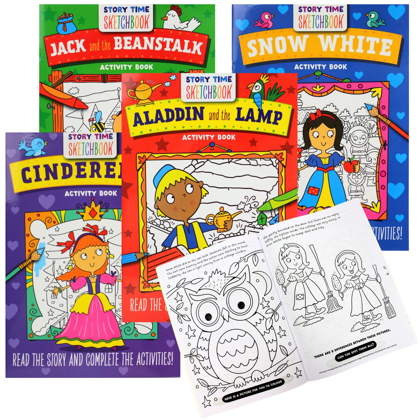 Assorted Story Colouring In Book (1 Design Only) 