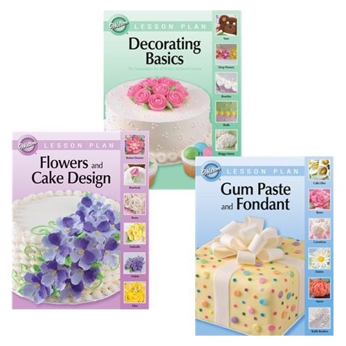 Wilton Cake Decorating Lesson Plan Books 1 2 3