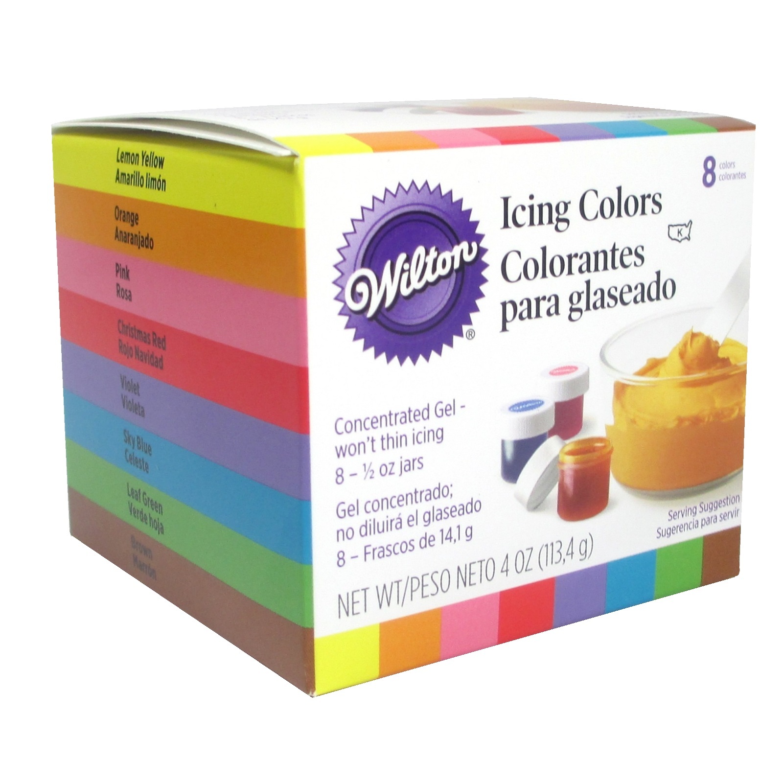 Wilton 8 Icing Colours Kit