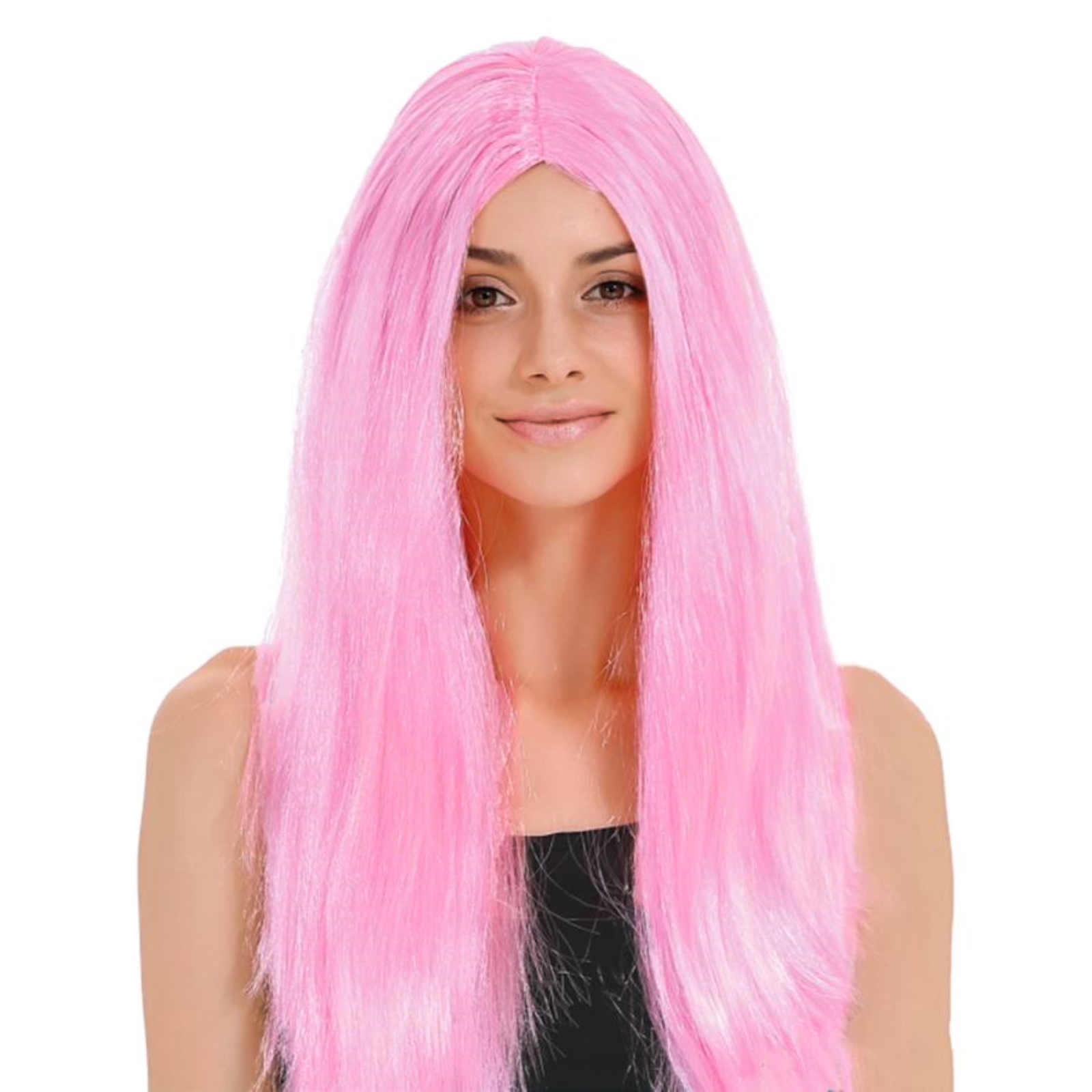 Adult Sleek Pink Long Wig Fashion For Fun Fashion For Fun