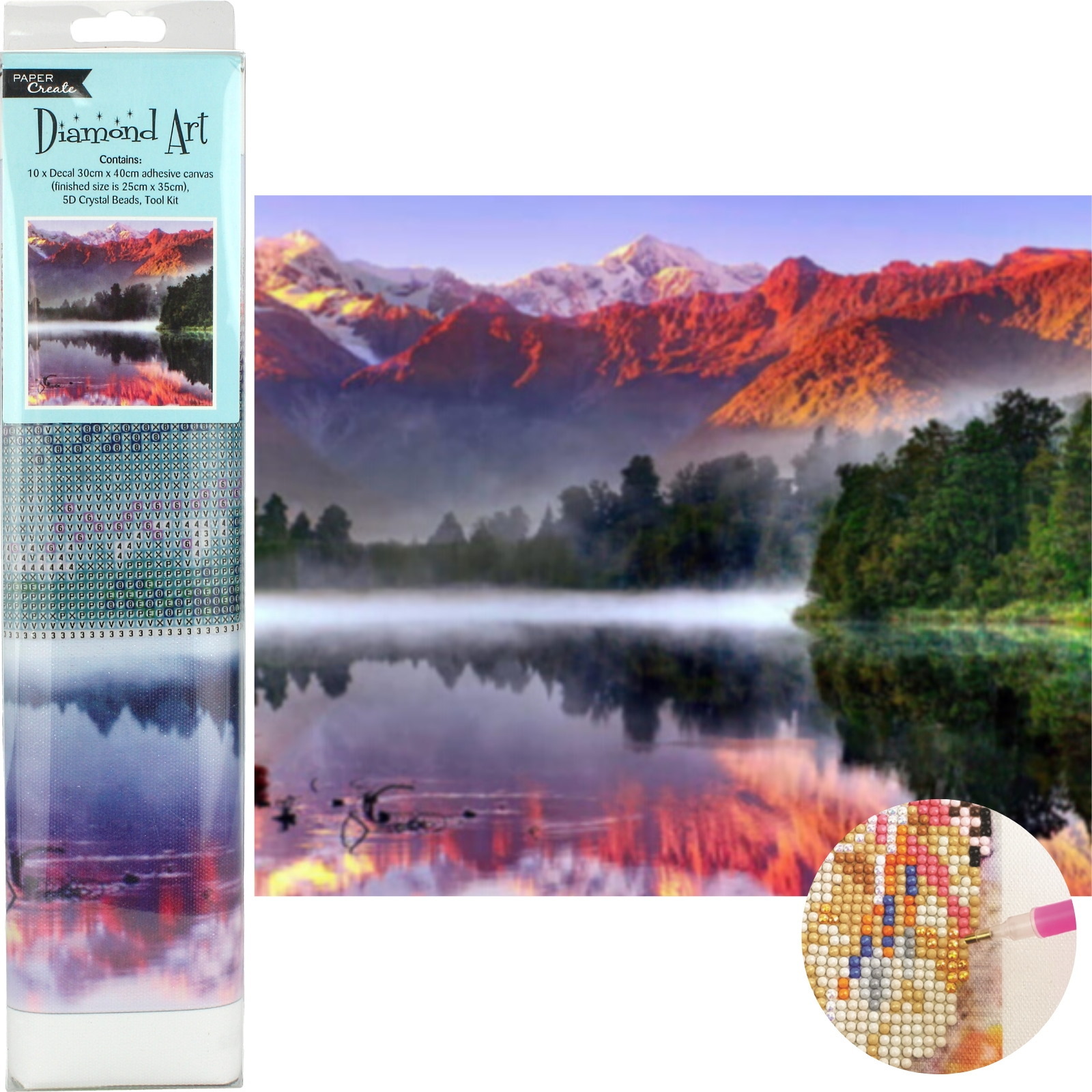 Diamond Art Kit Lake Scene