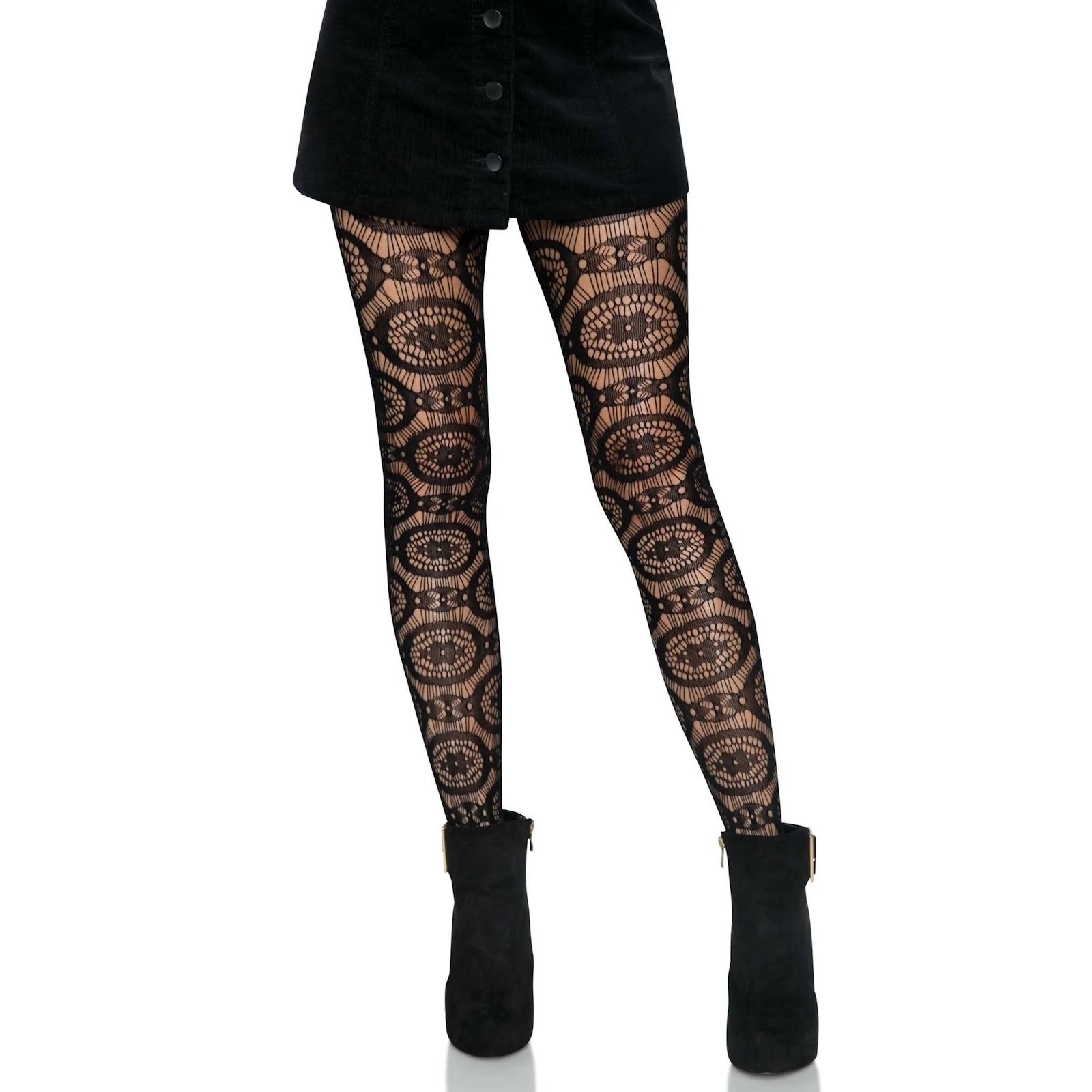 Boho Crochet Net Adult Tights Costume Accessory