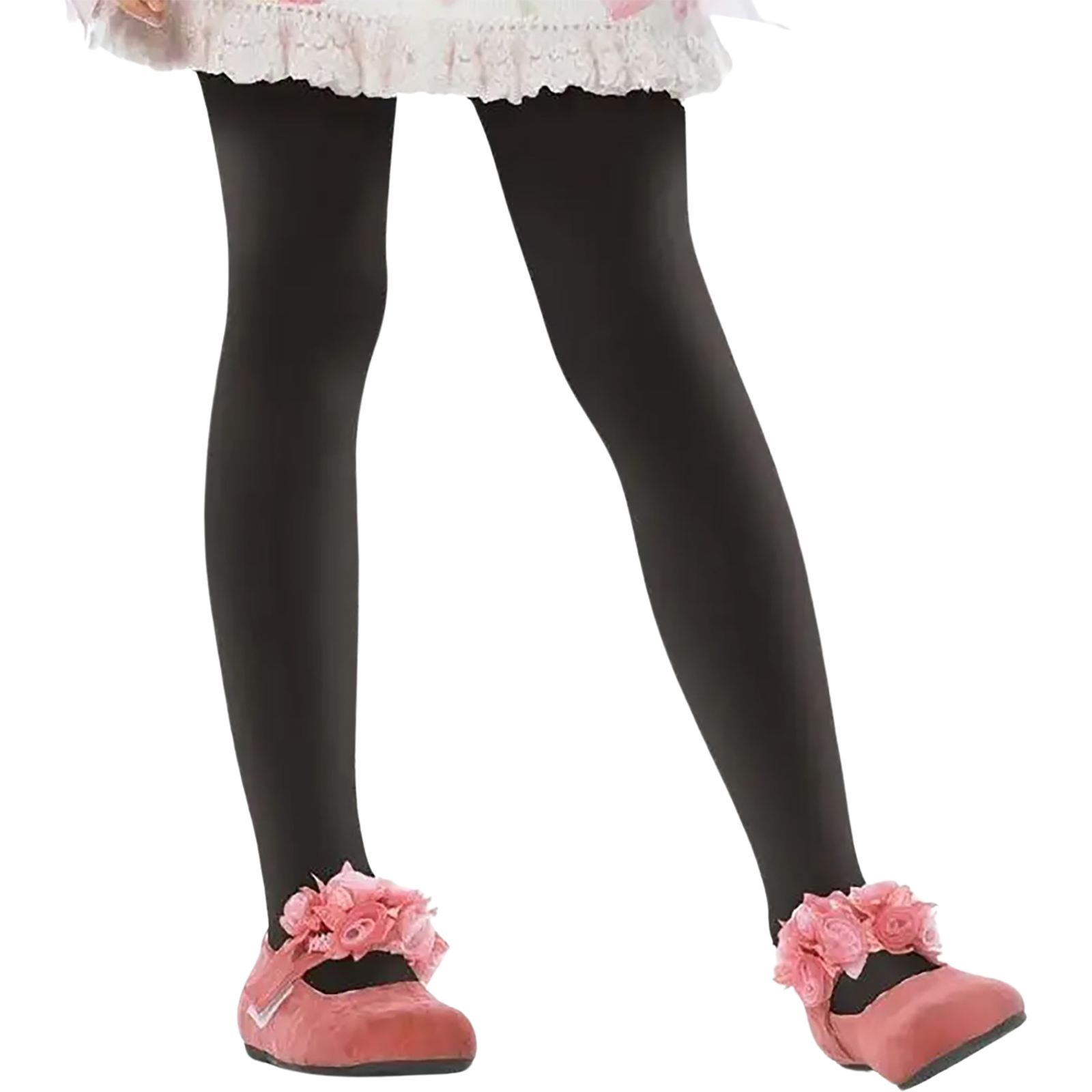 Black Opaque Child Tights