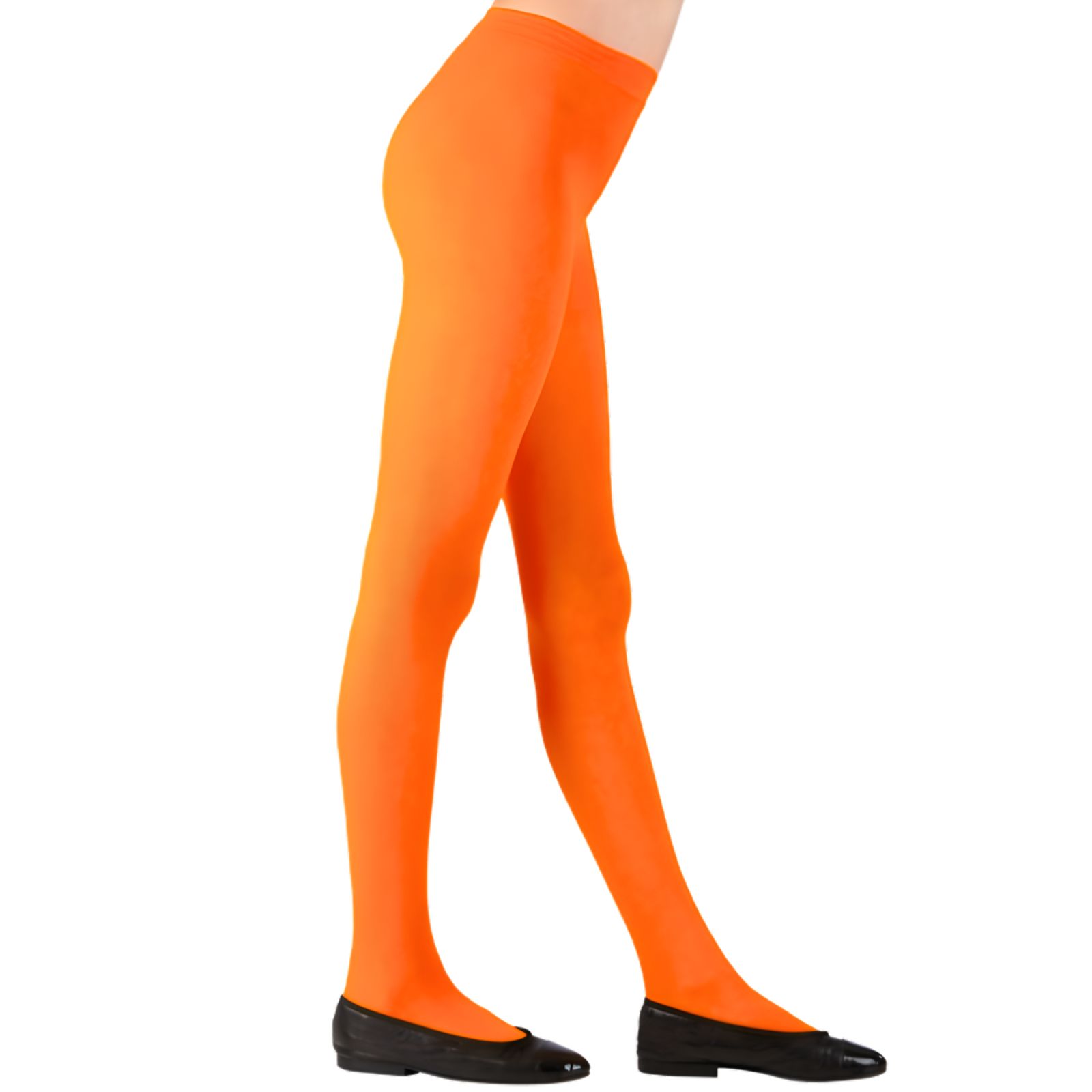 Kids Orange Stockings 7-10 Years