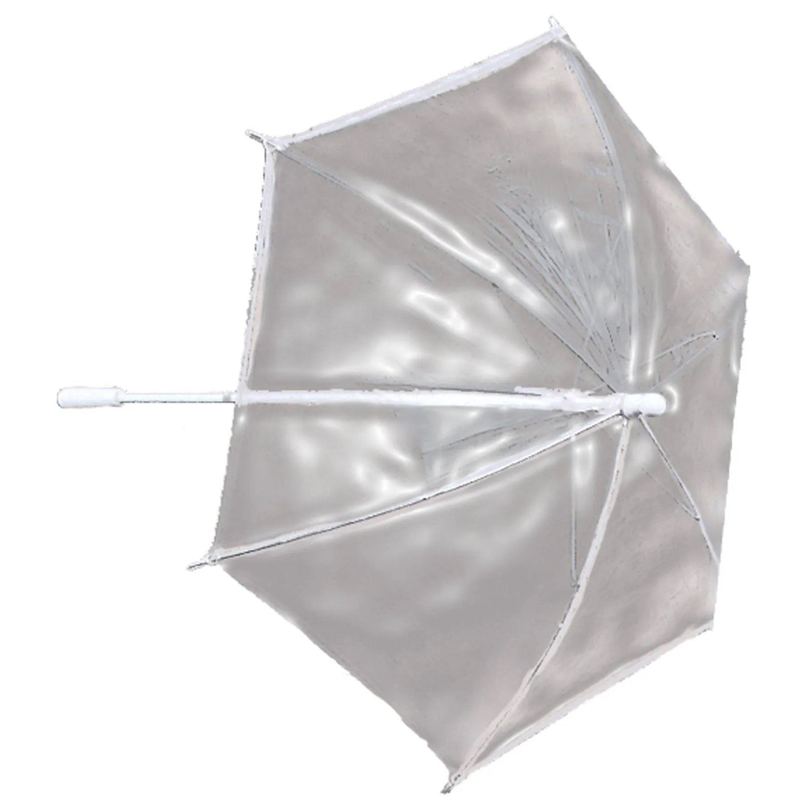 Clear Plastic Parasol Adult Costume Accessory