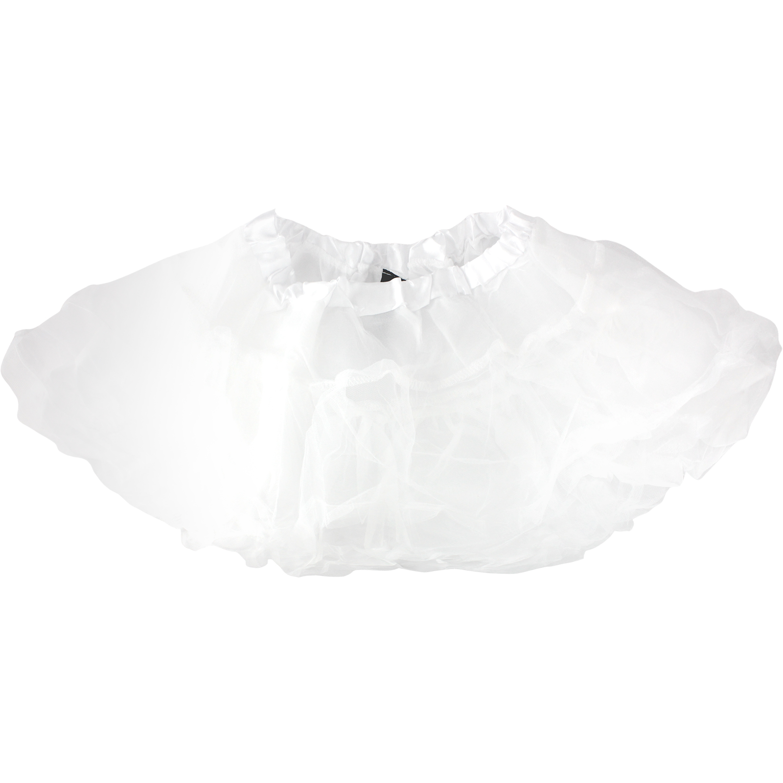 Adult White Petticoat Skirt One Size 