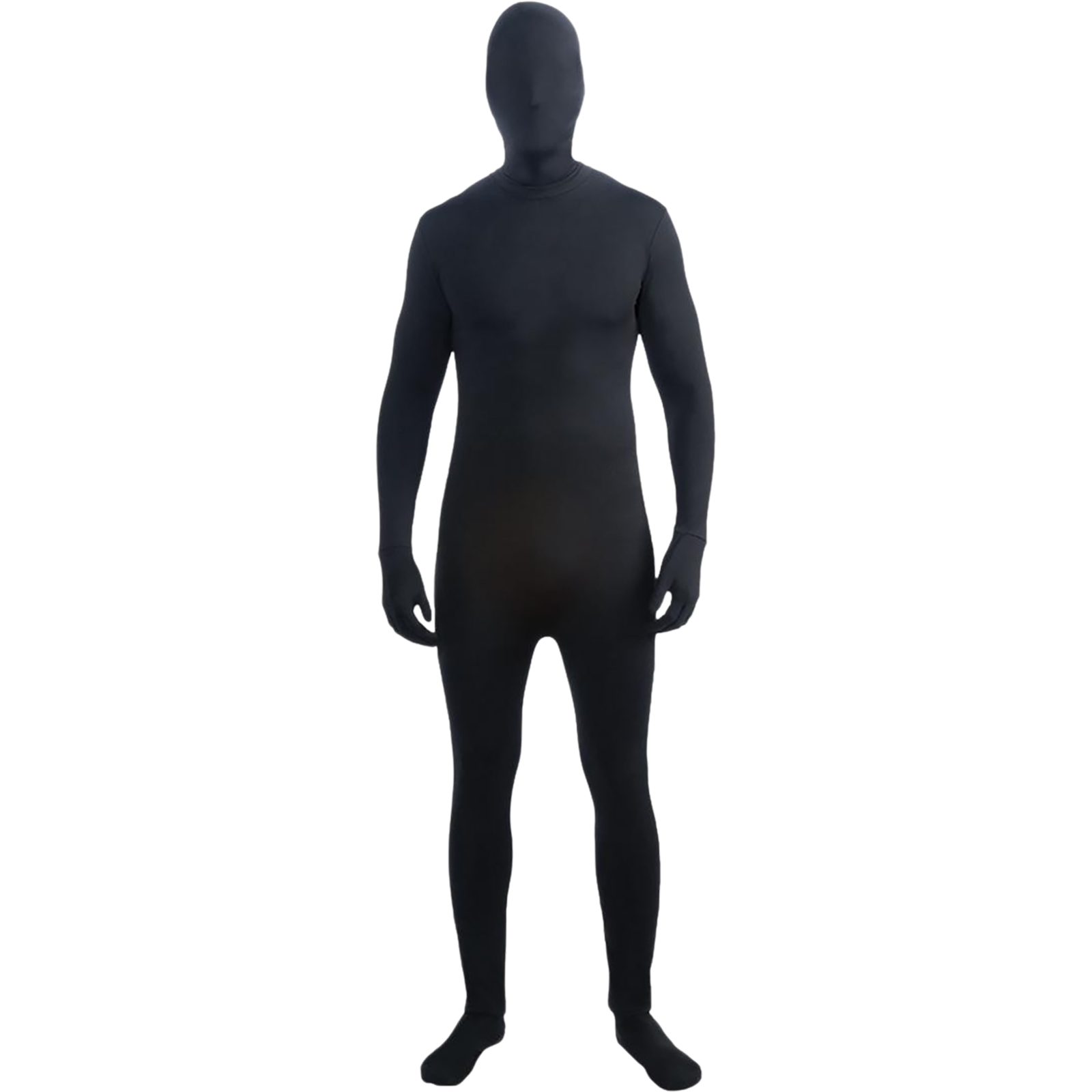 Black Invisible Skin Suit Adult Costume