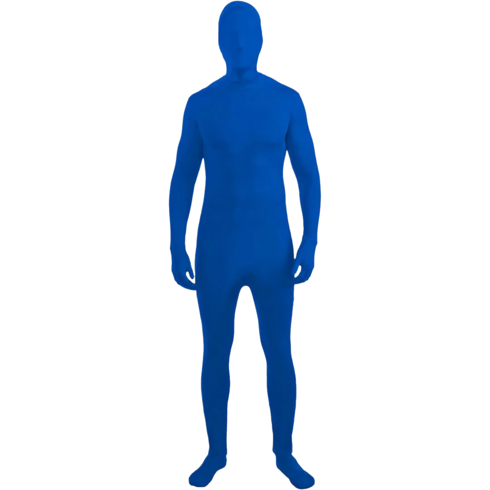 Blue Invisible Skin Suit Adult Costume