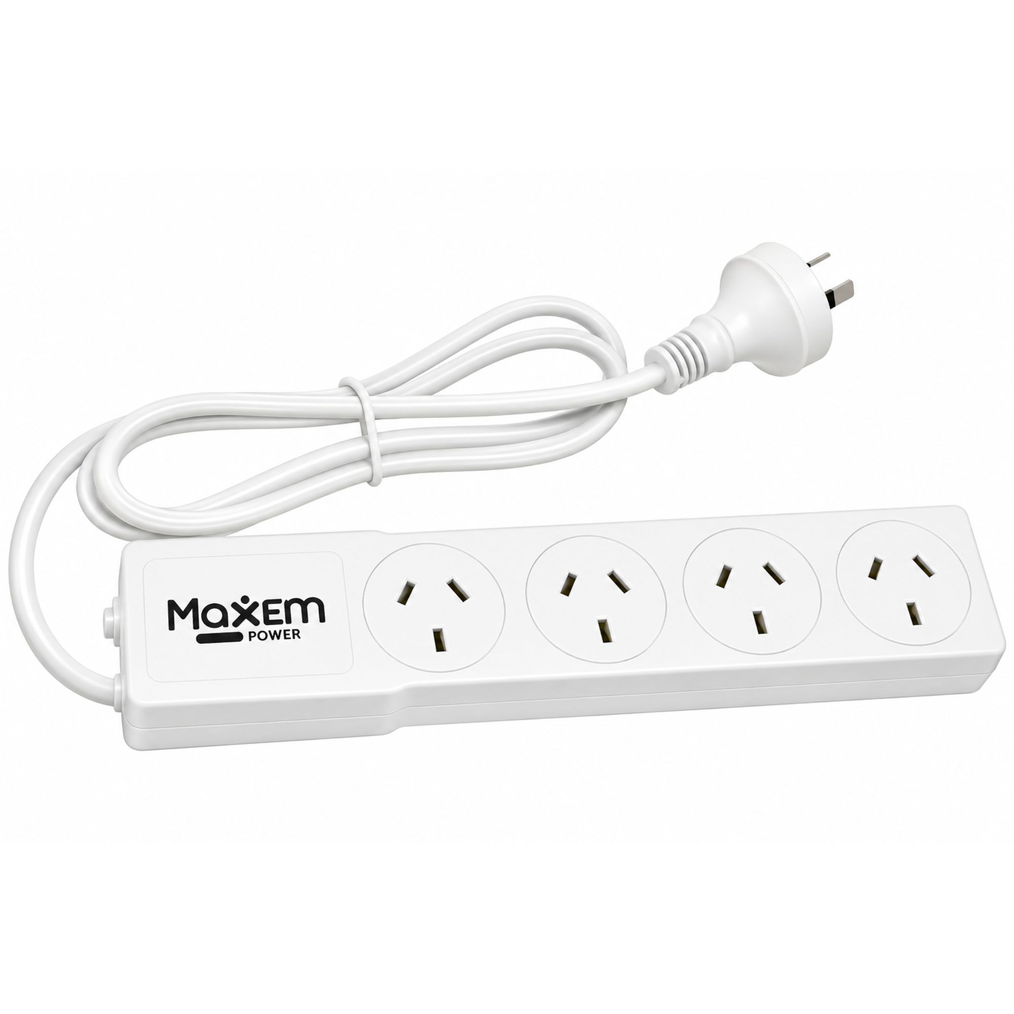White 4 Socket Power Board 240v
