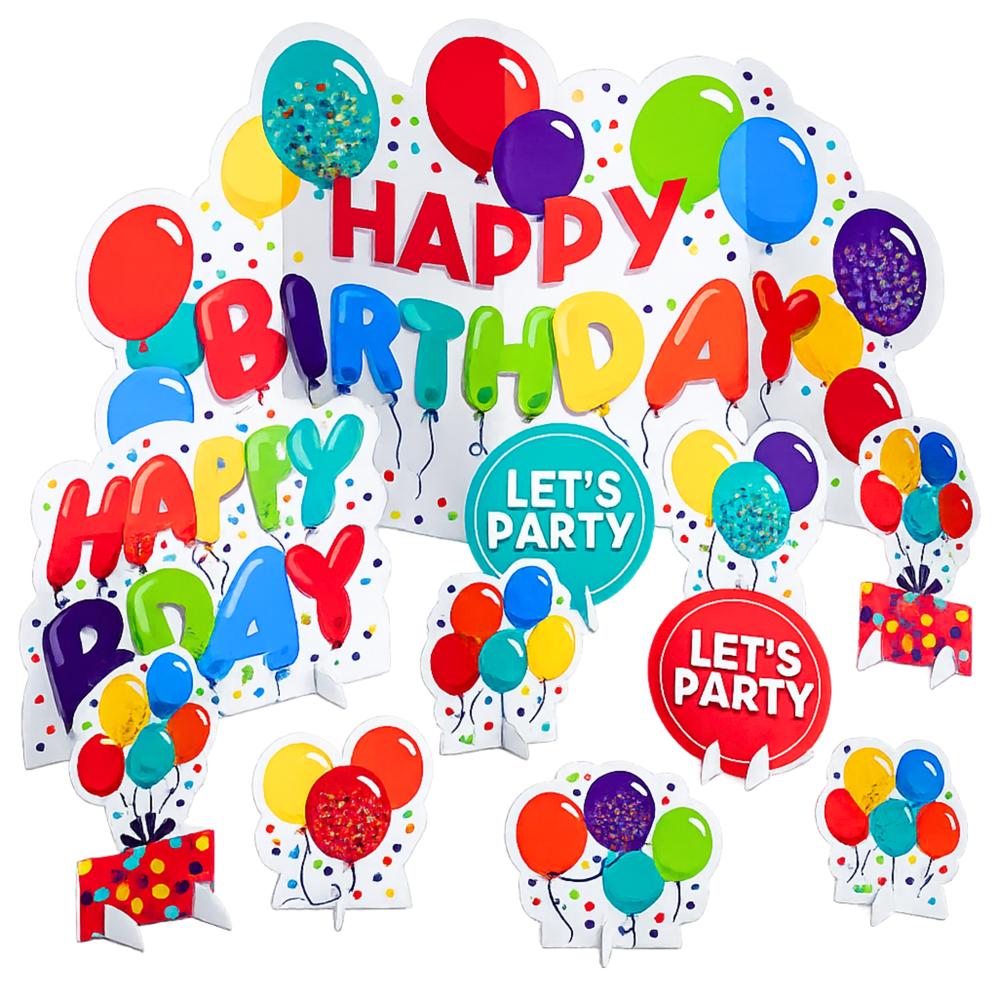 Happy Birthday Table Decorating Kit 