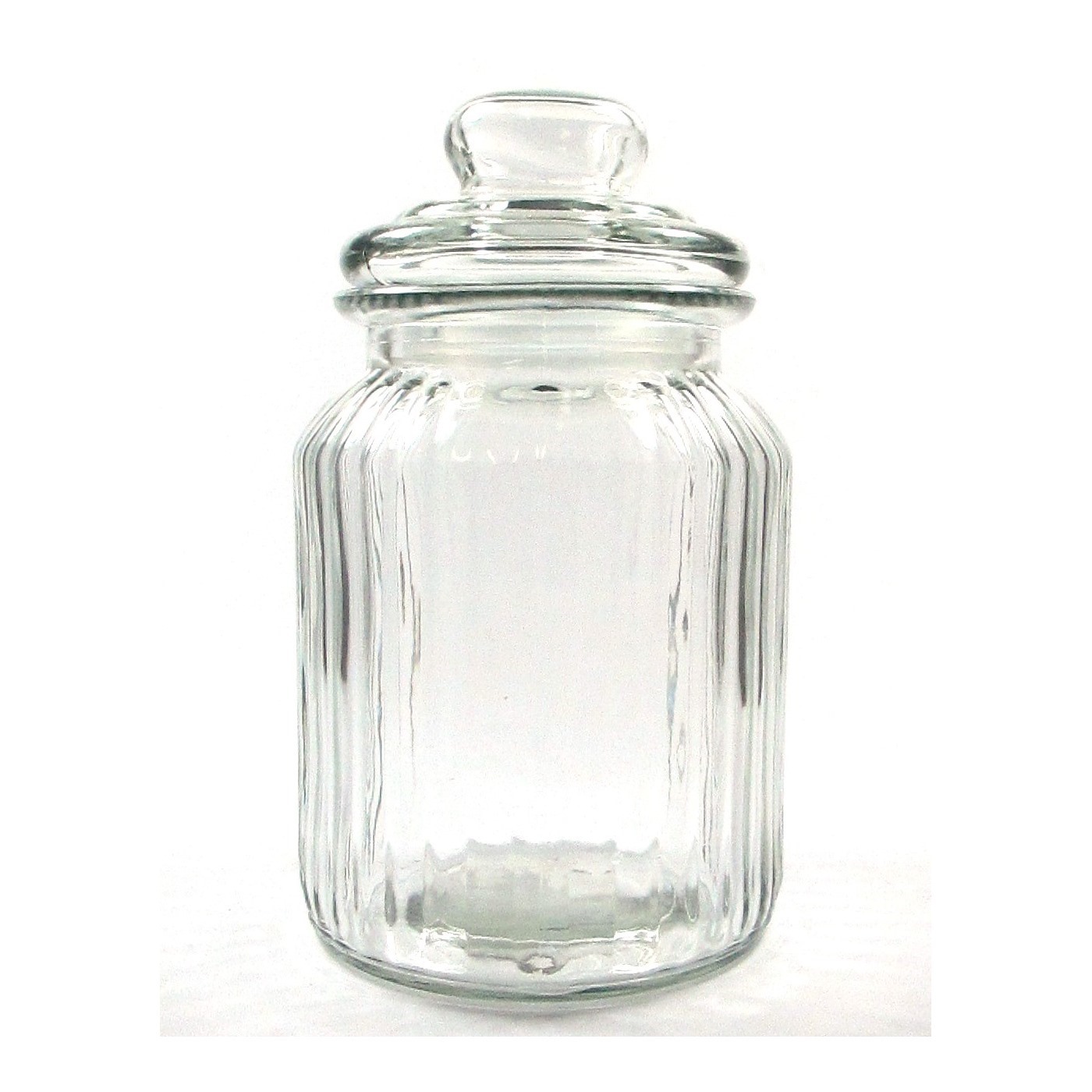 Glass Candy Jar With Lid 11cm x 19cm